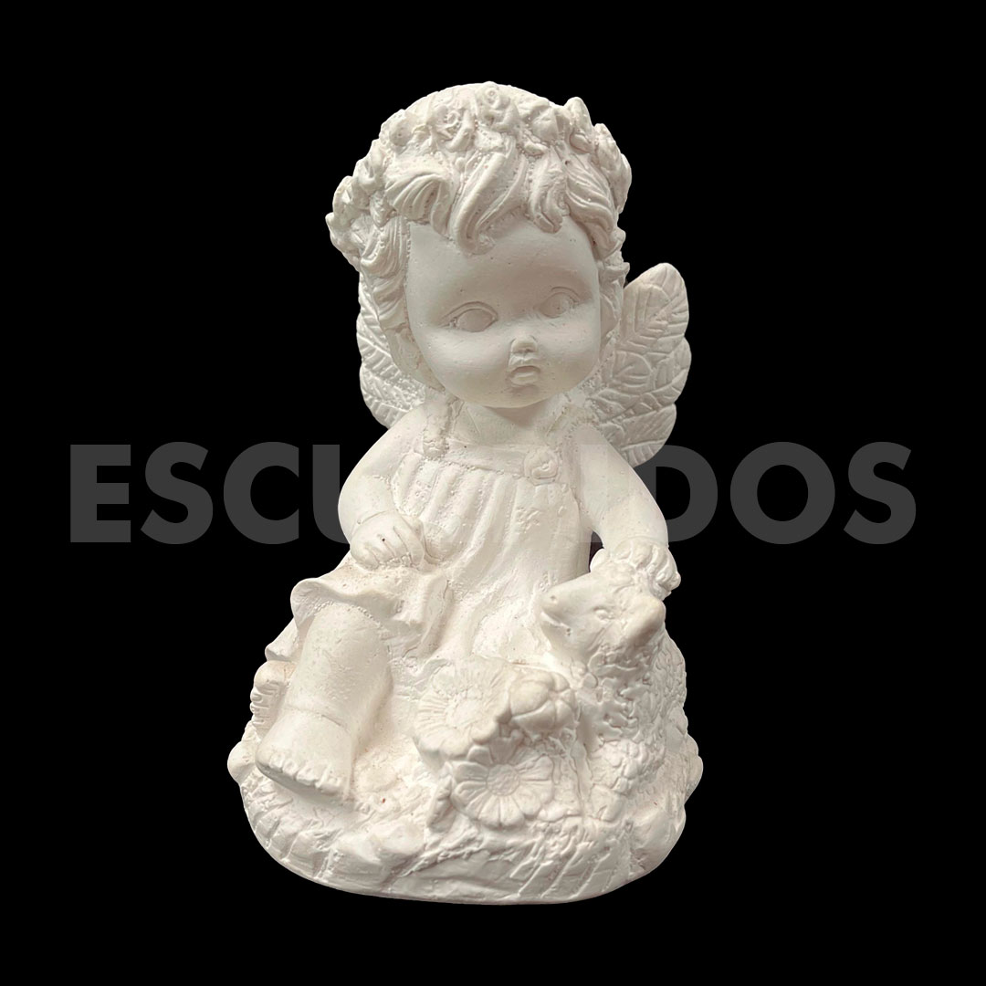 Casal Anjo Ovelha - 15 Cm - Imagem 3