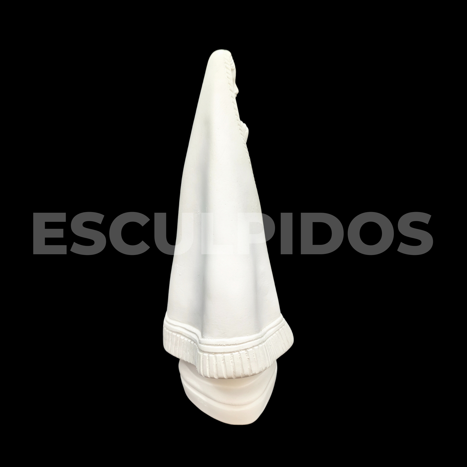 Nossa Senhora Aparecida lisa sem Coroa - 22 cm - Imagem 4