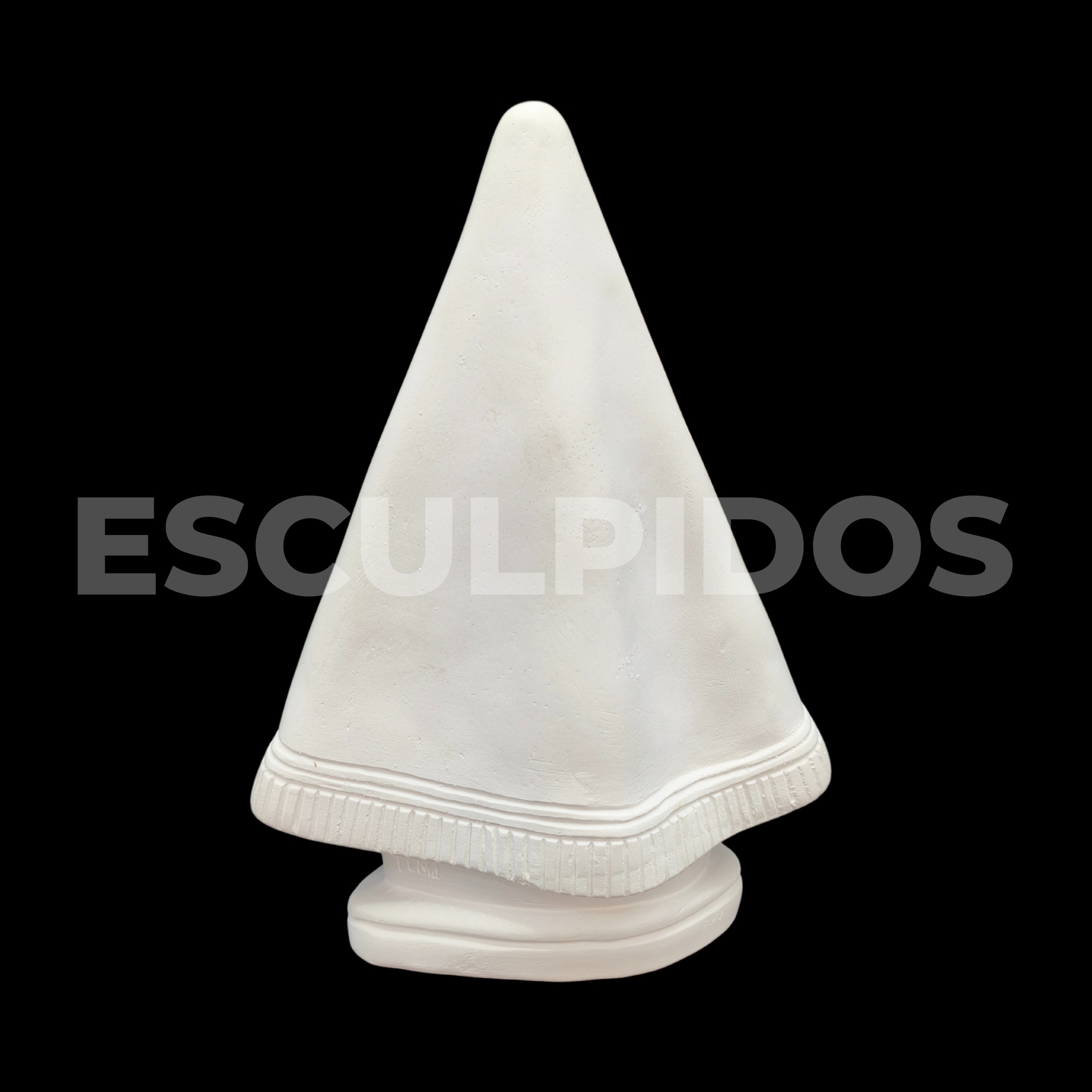 Nossa Senhora Aparecida lisa sem Coroa - 22 cm - Imagem 6