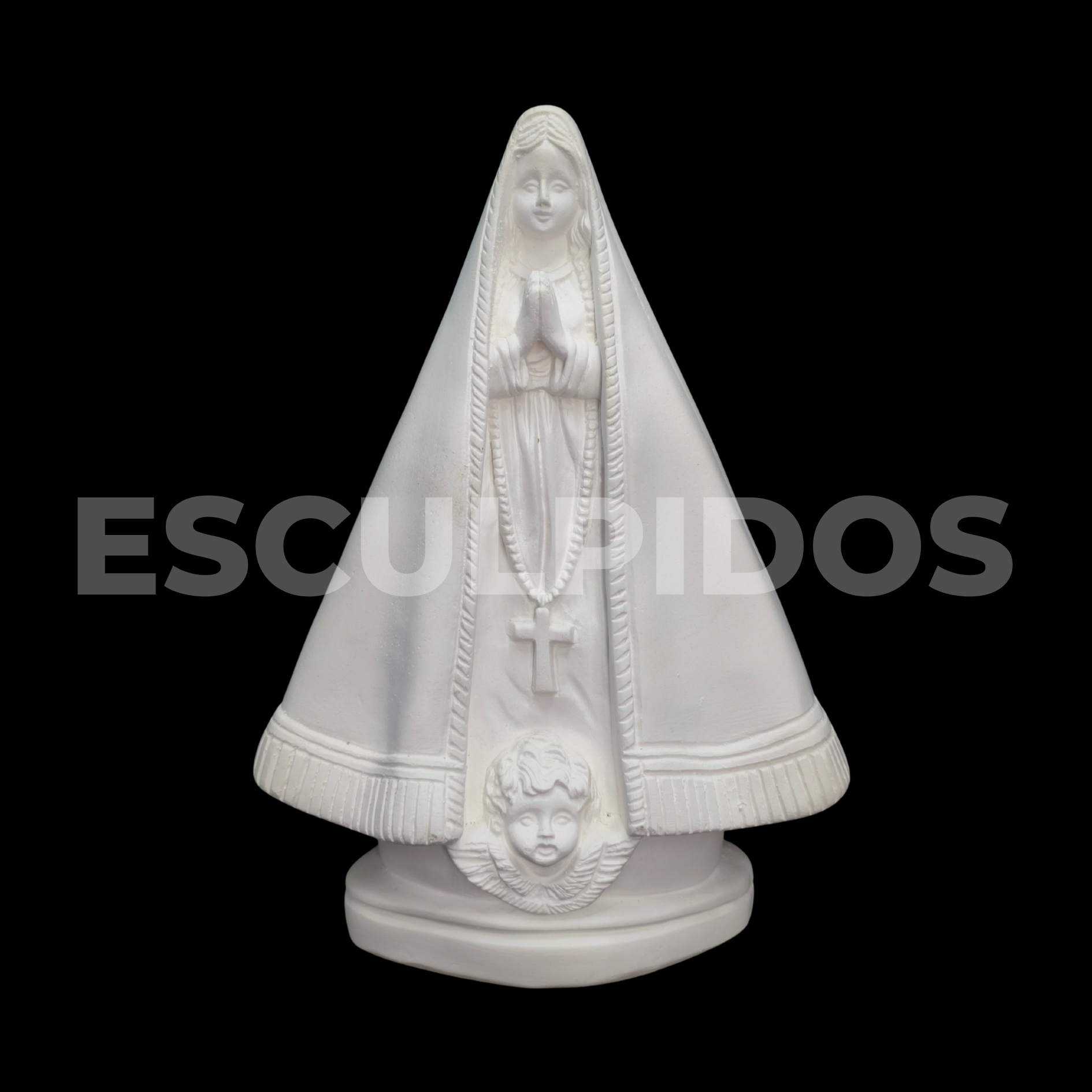 Nossa Senhora Aparecida lisa sem Coroa - 22 cm