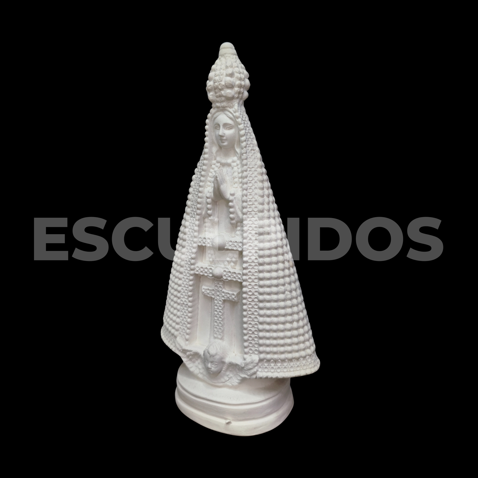 Nossa Senhora Aparecida Trabalhada - 20 Cm - Imagem 3