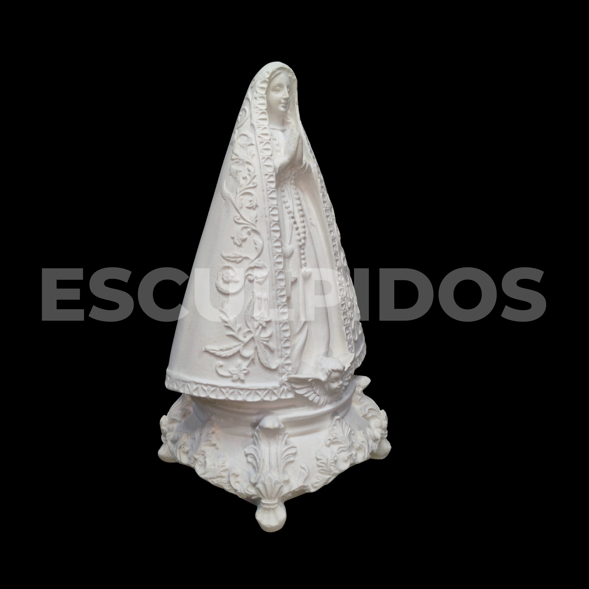 Nossa Senhora Aparecida sem Coroa - 20 cm - Imagem 2