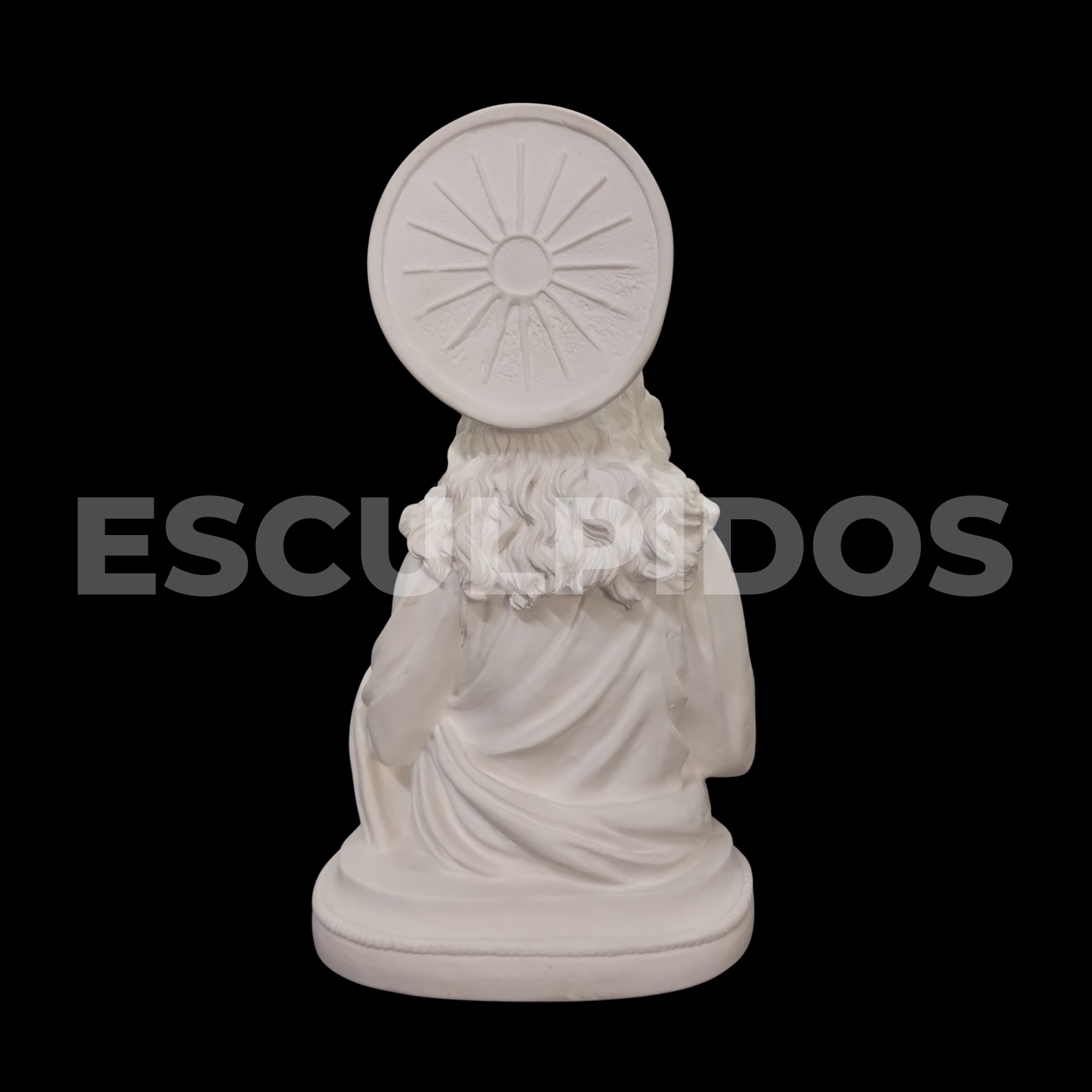 Sagrado Coraçao De Jesus Busto - 30 Cm - Imagem 6