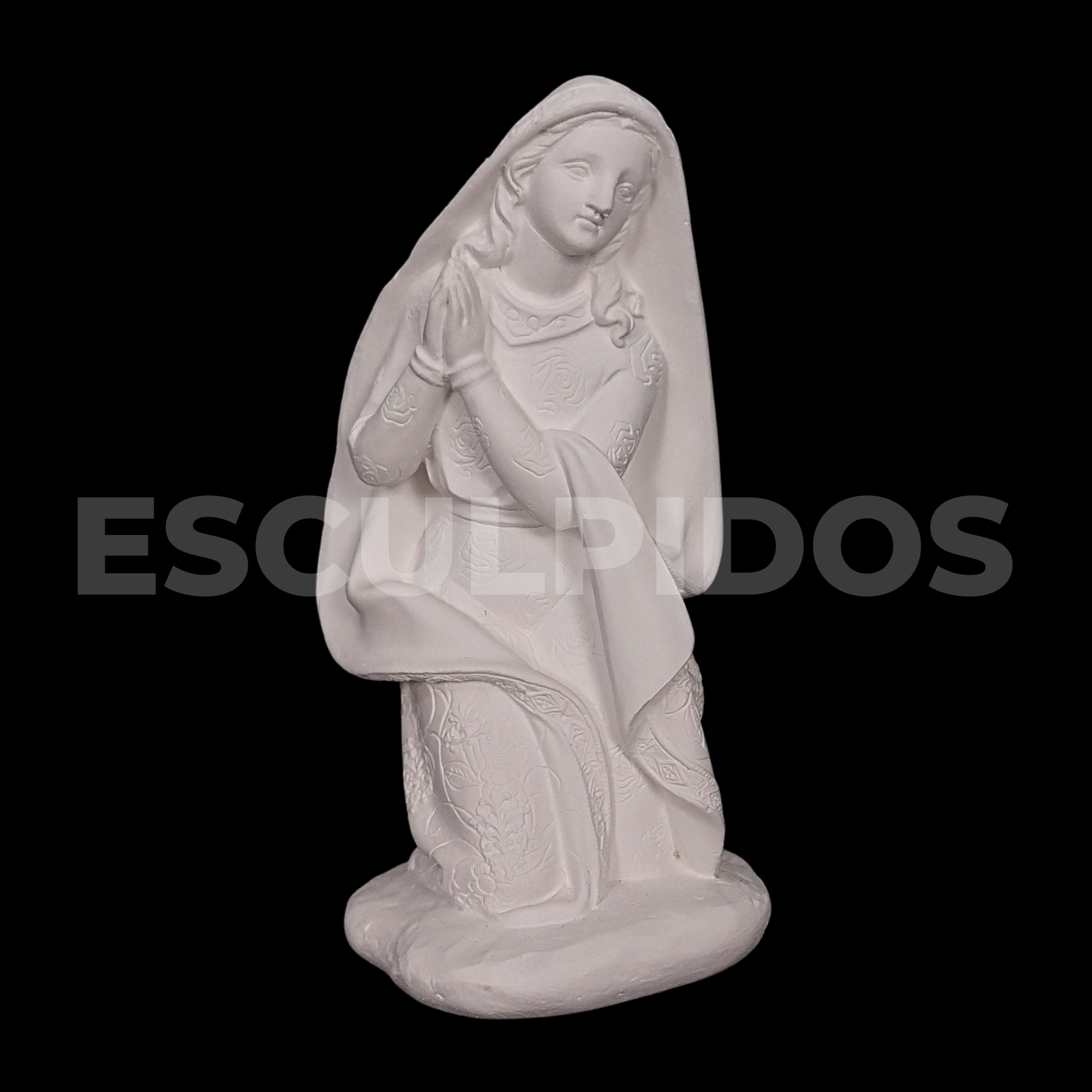 Presépio Manto Floral - 20 cm - Imagem 2