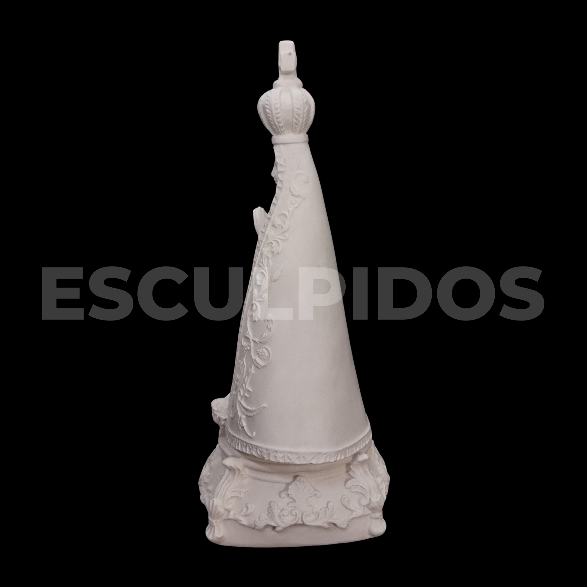 Nossa Senhora Aparecida Trabalhada - 24 Cm - Imagem 5