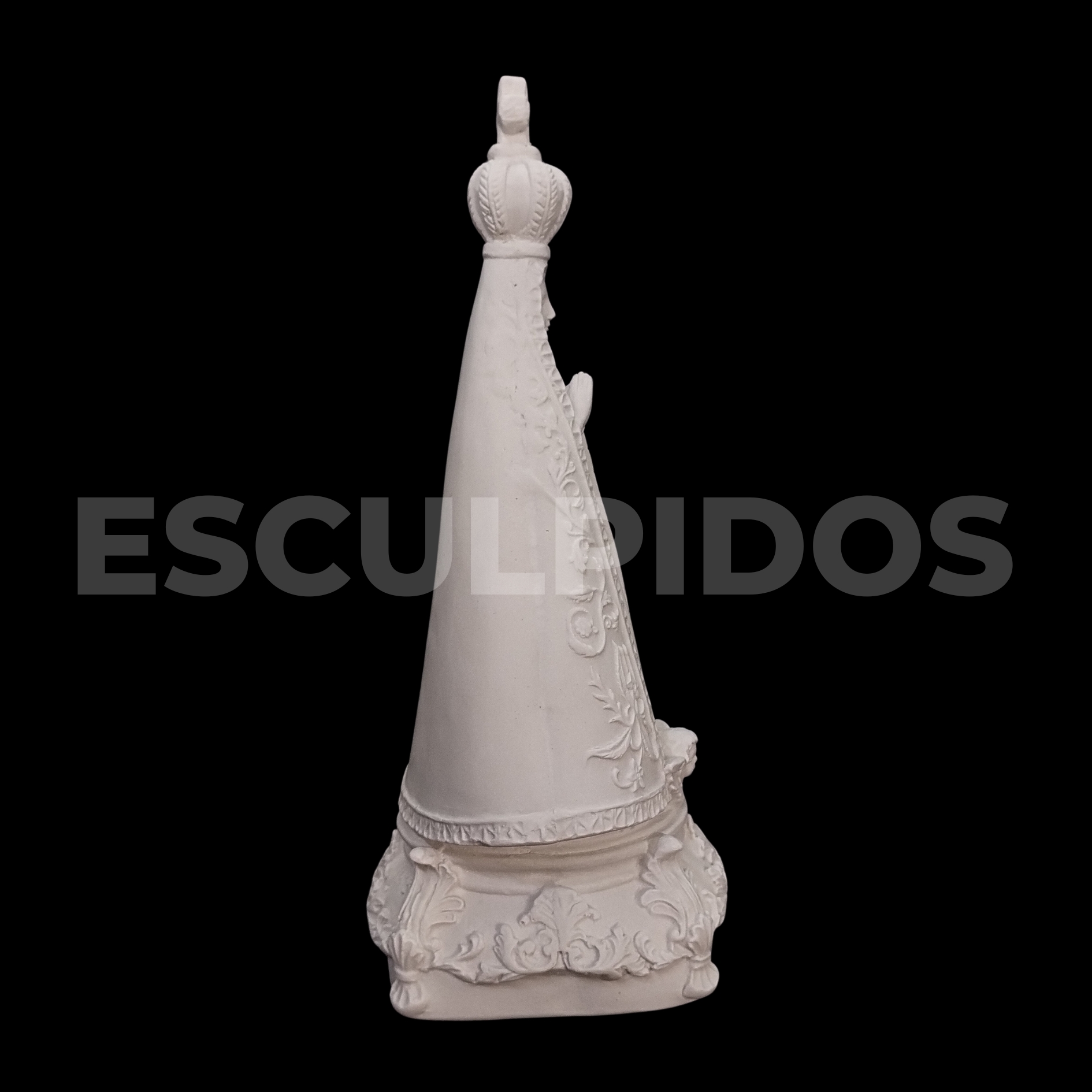 Nossa Senhora Aparecida Trabalhada - 24 Cm - Imagem 4