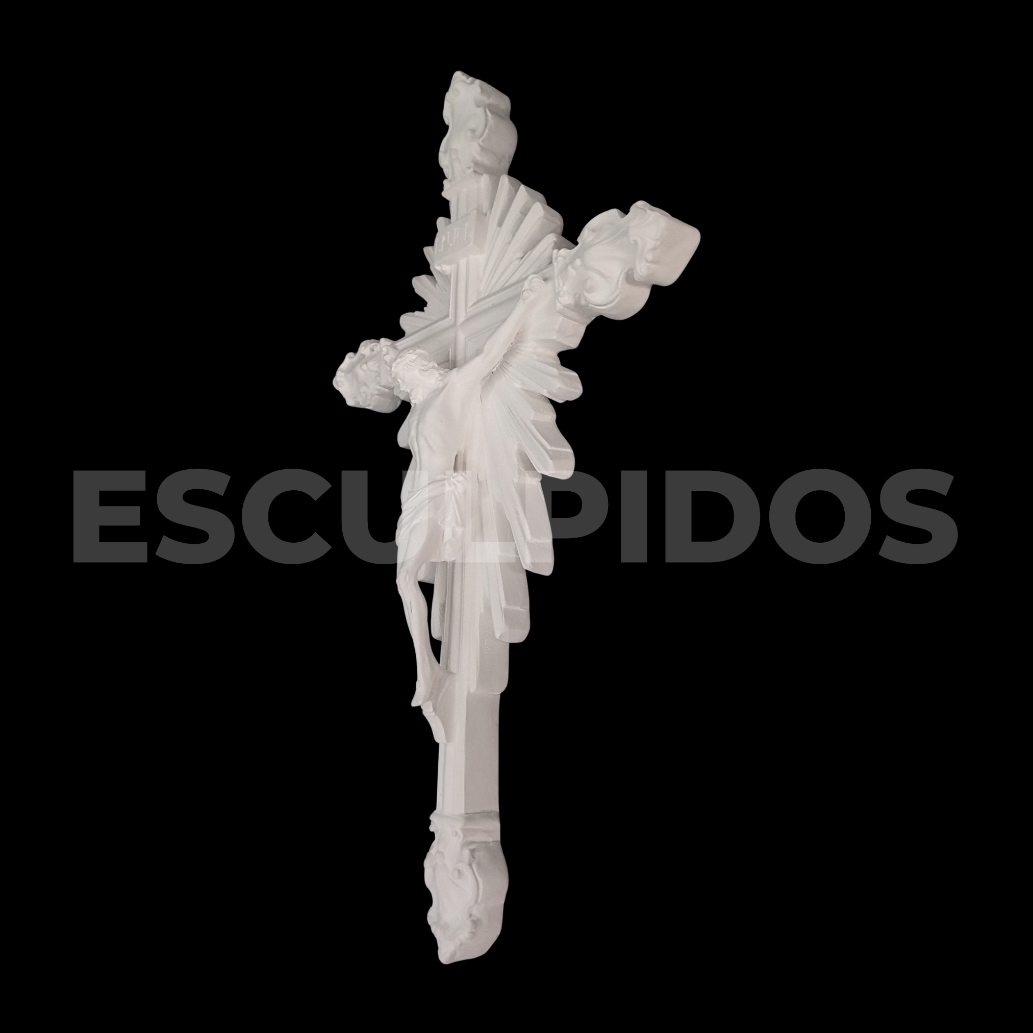 Crucifixo Jesus Na Cruz - 59 Cm - Imagem 3