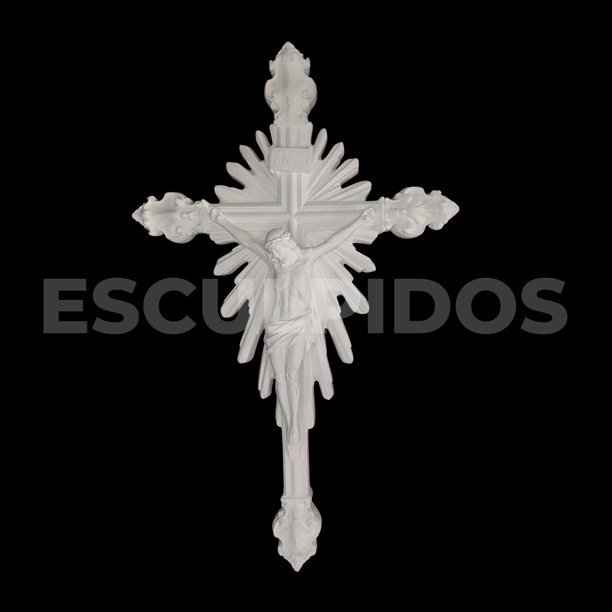 Crucifixo Jesus Na Cruz - 59 Cm