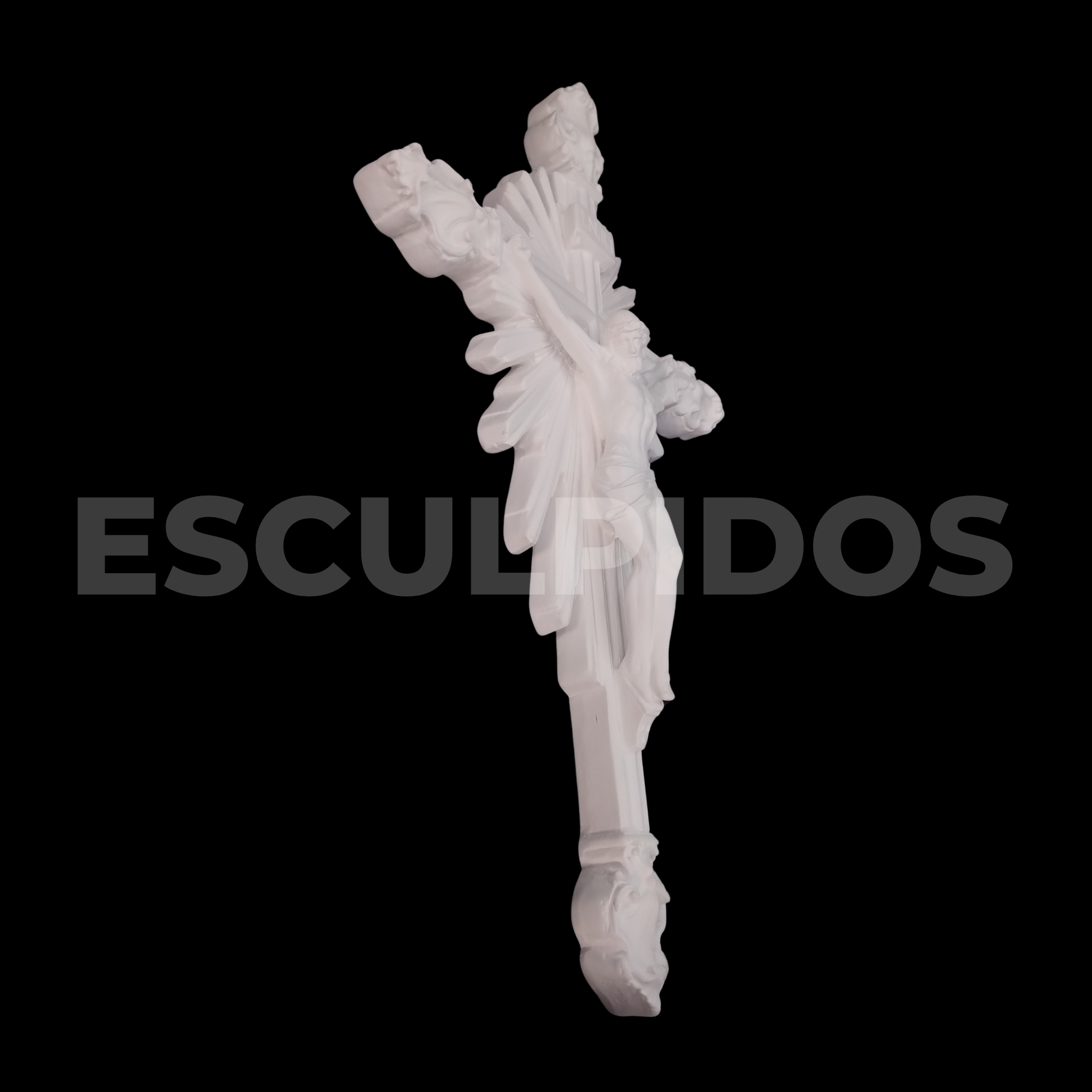 Crucifixo Jesus Na Cruz - 59 Cm - Imagem 2