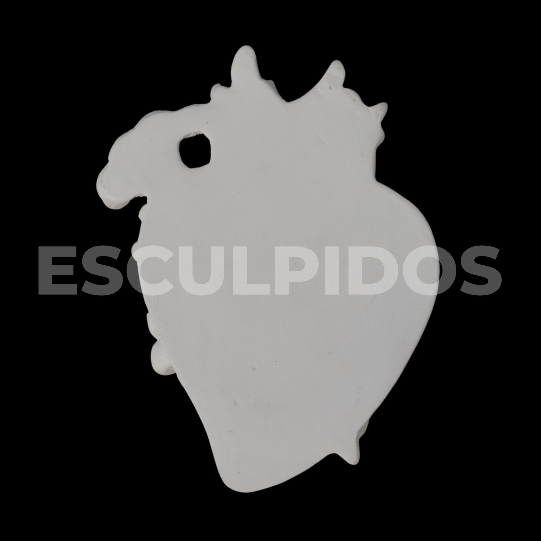 Aplique Sagrado Coração Lírio - 11 Cm - Imagem 6