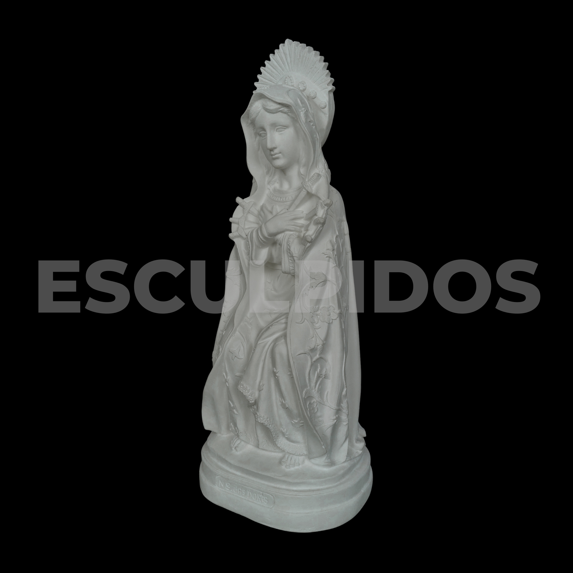 Nossa Senhora das Dores Sentada - 32 Cm - Imagem 3