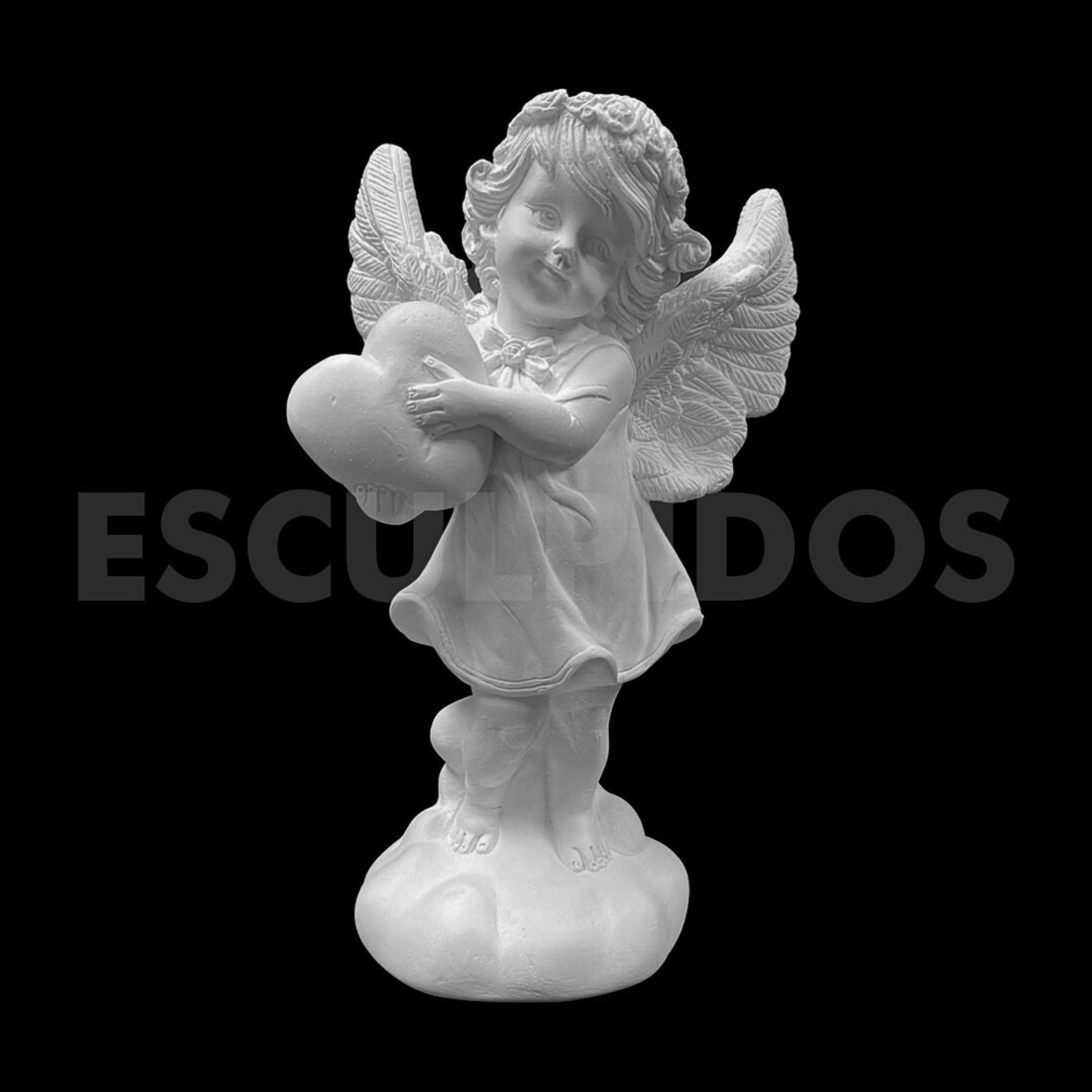 Anjo Coração - 24 Cm