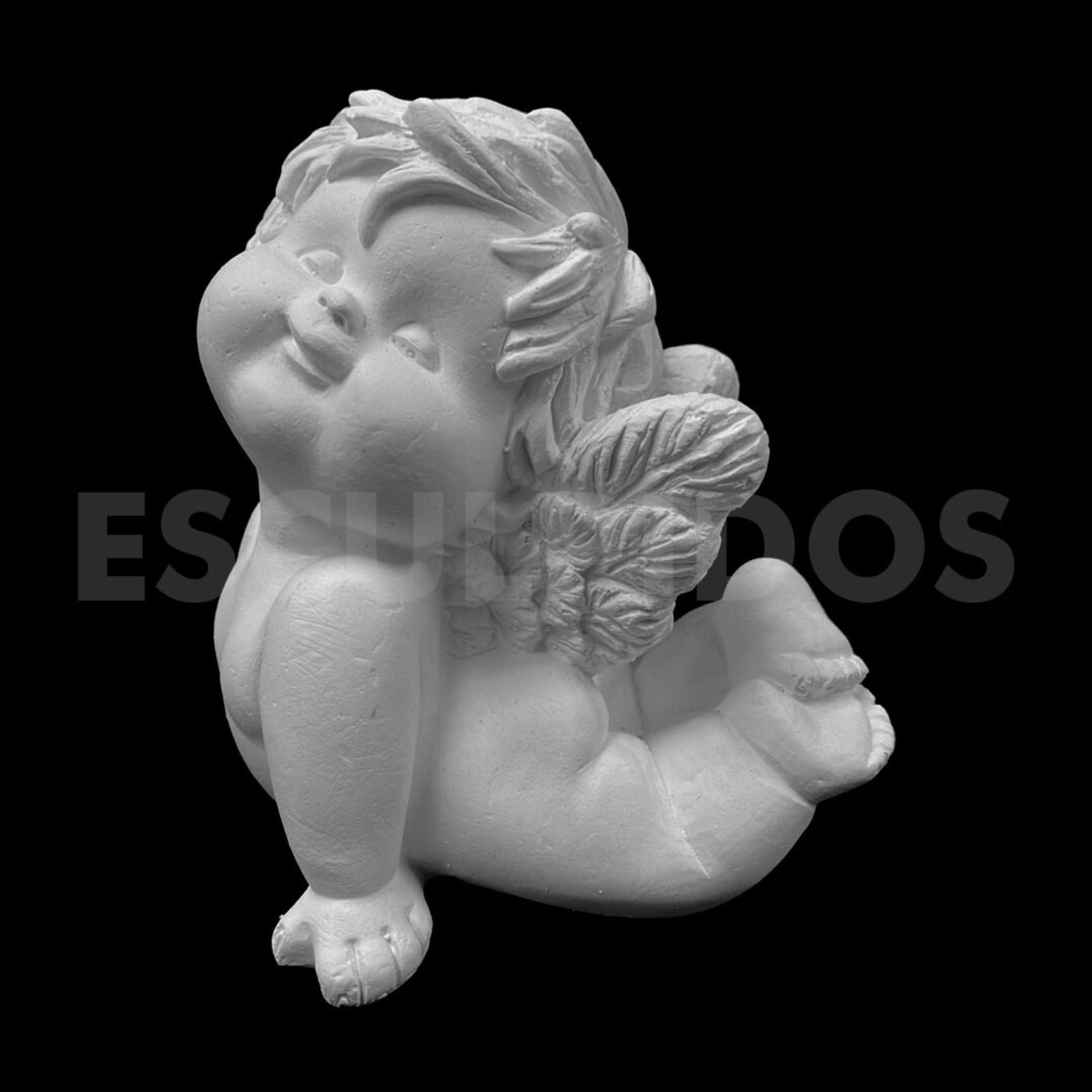 Anjo Criança Deitado - 12 Cm