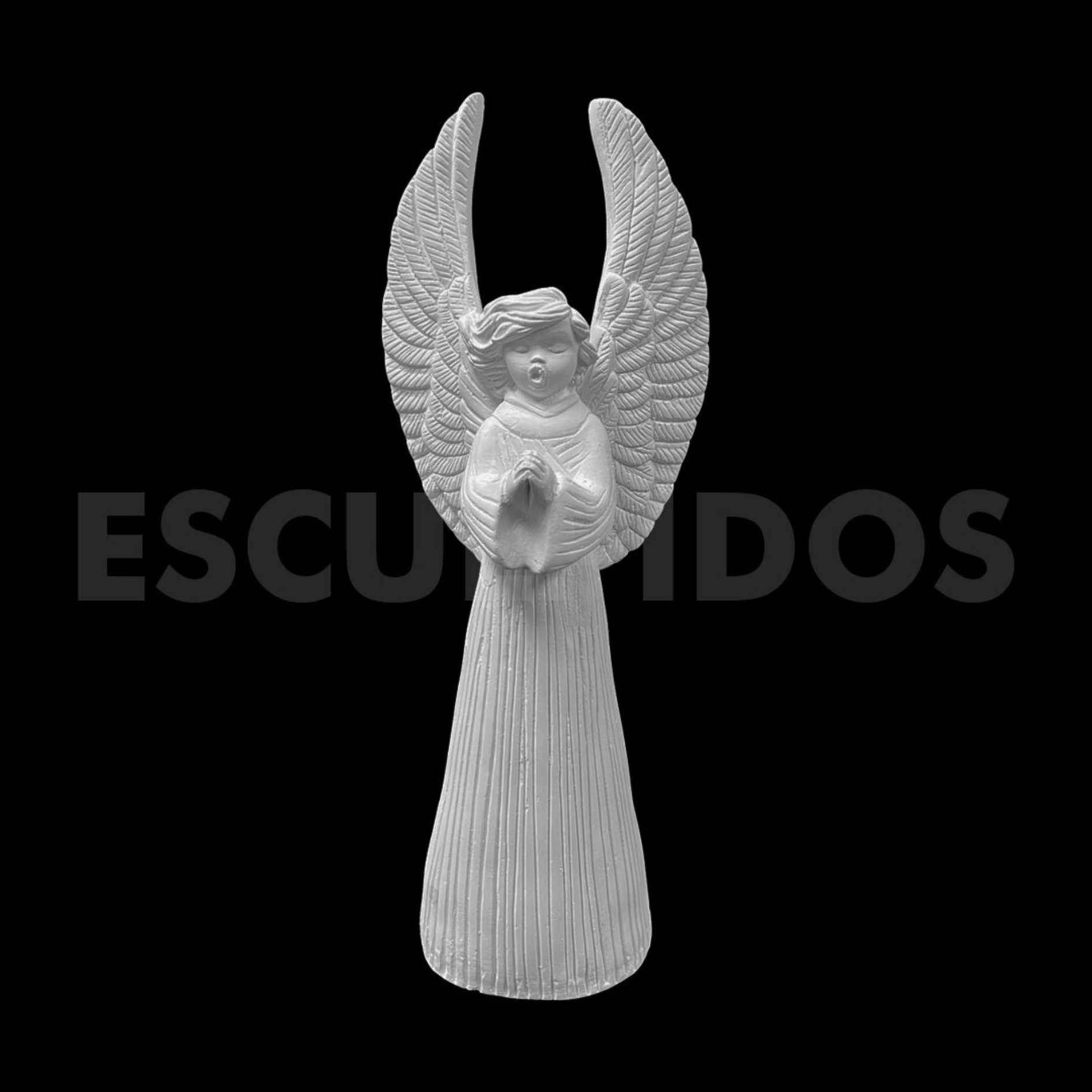 Casal Anjo Castiçal - 31 Cm - Imagem 5