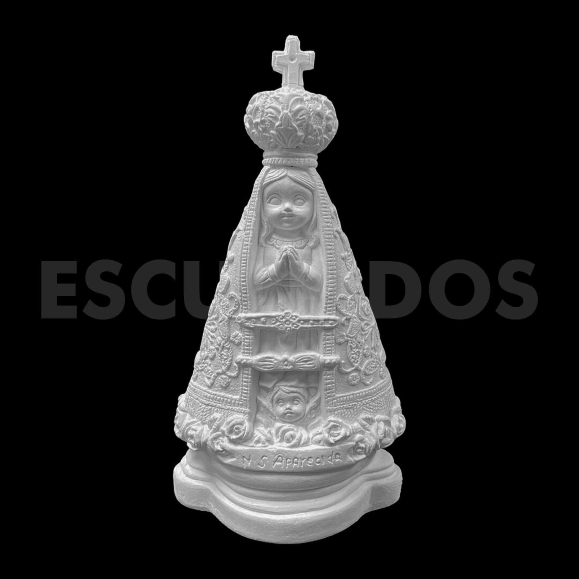 Nossa Senhora Aparecida Baby Trabalhada - 17,50 Cm