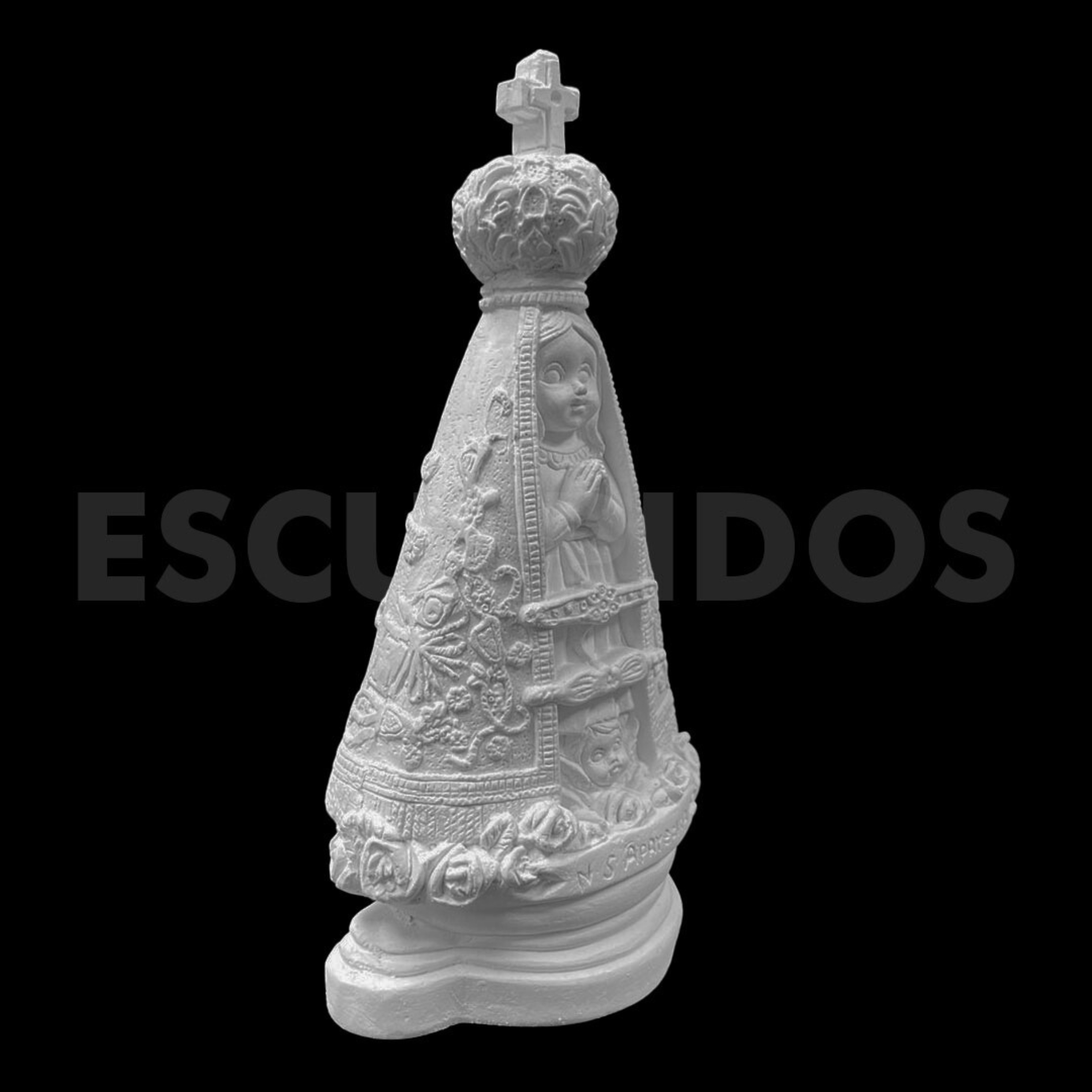 Nossa Senhora Aparecida Baby Trabalhada - 17,50 Cm - Imagem 2