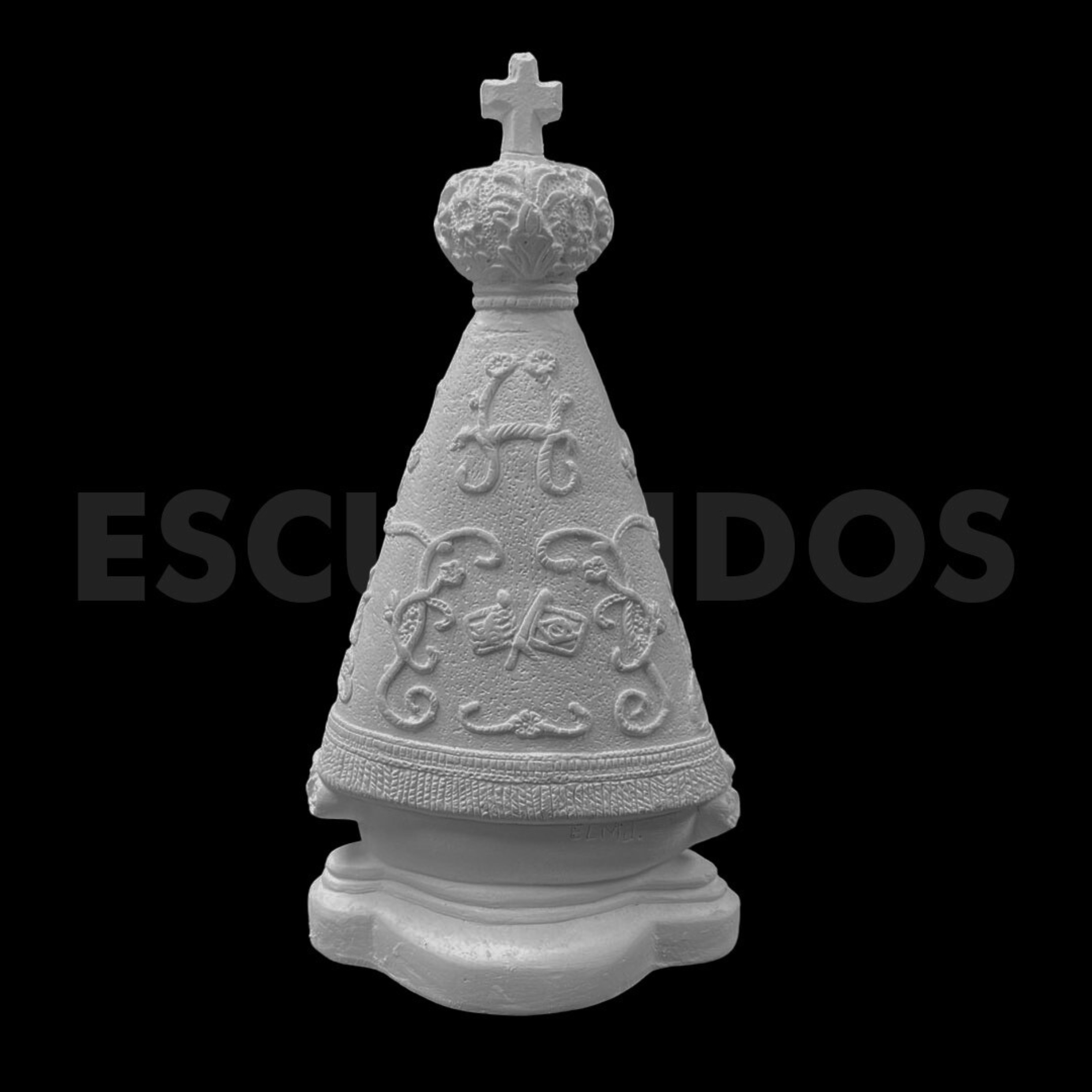 Nossa Senhora Aparecida Baby Trabalhada - 17,50 Cm - Imagem 5