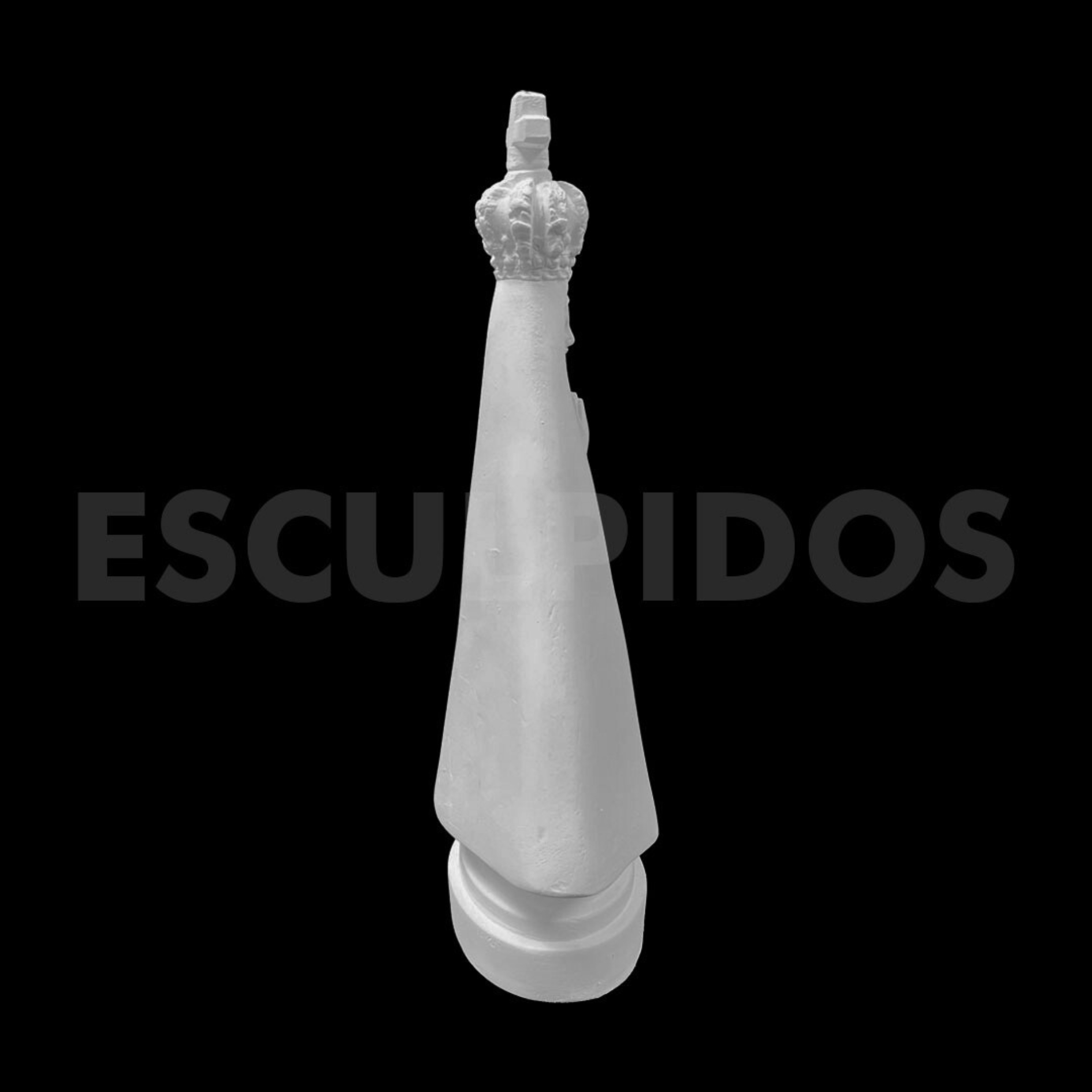 Nossa Senhora Aparecida lisa - 24 Cm - Imagem 4
