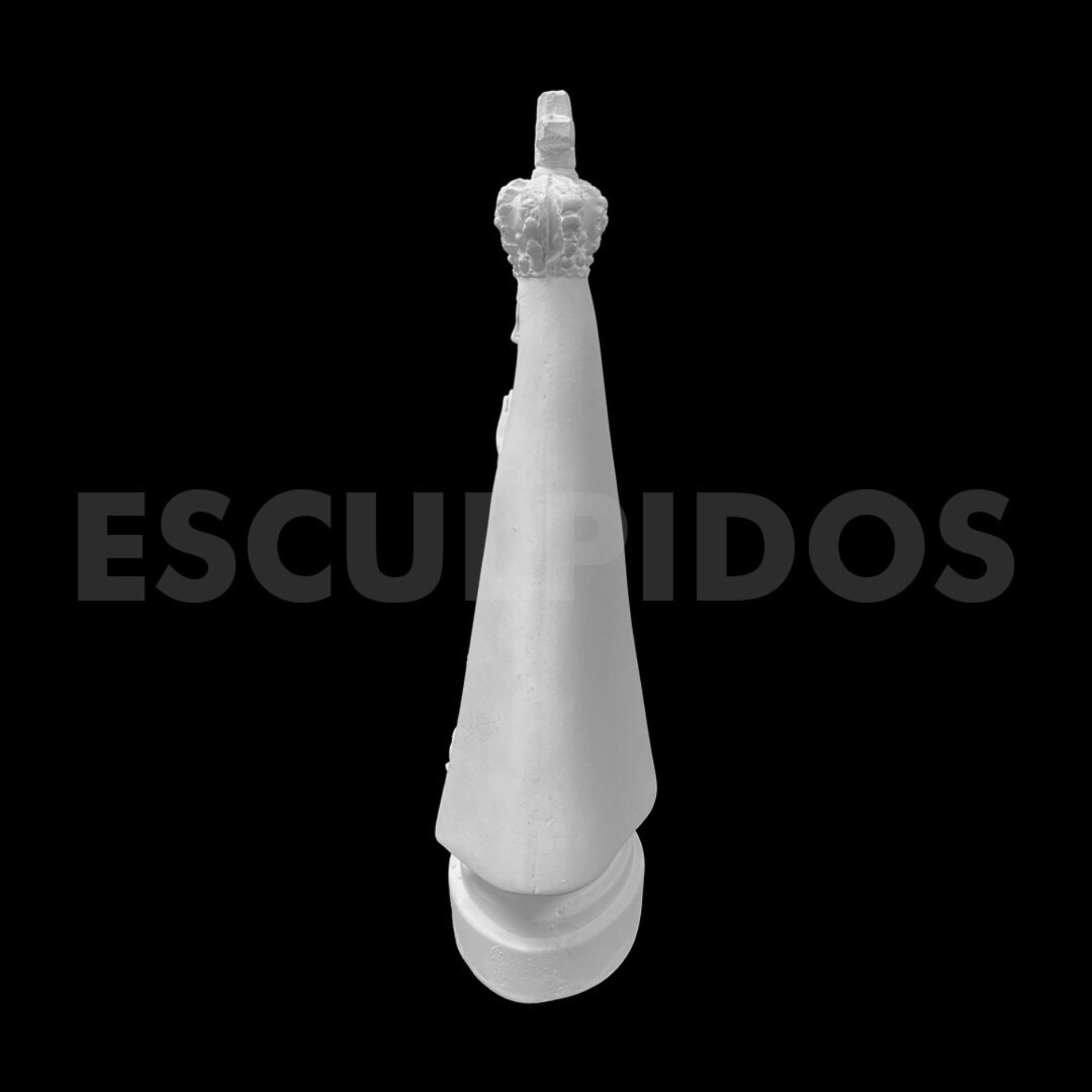 Nossa Senhora Aparecida lisa - 24 Cm - Imagem 5