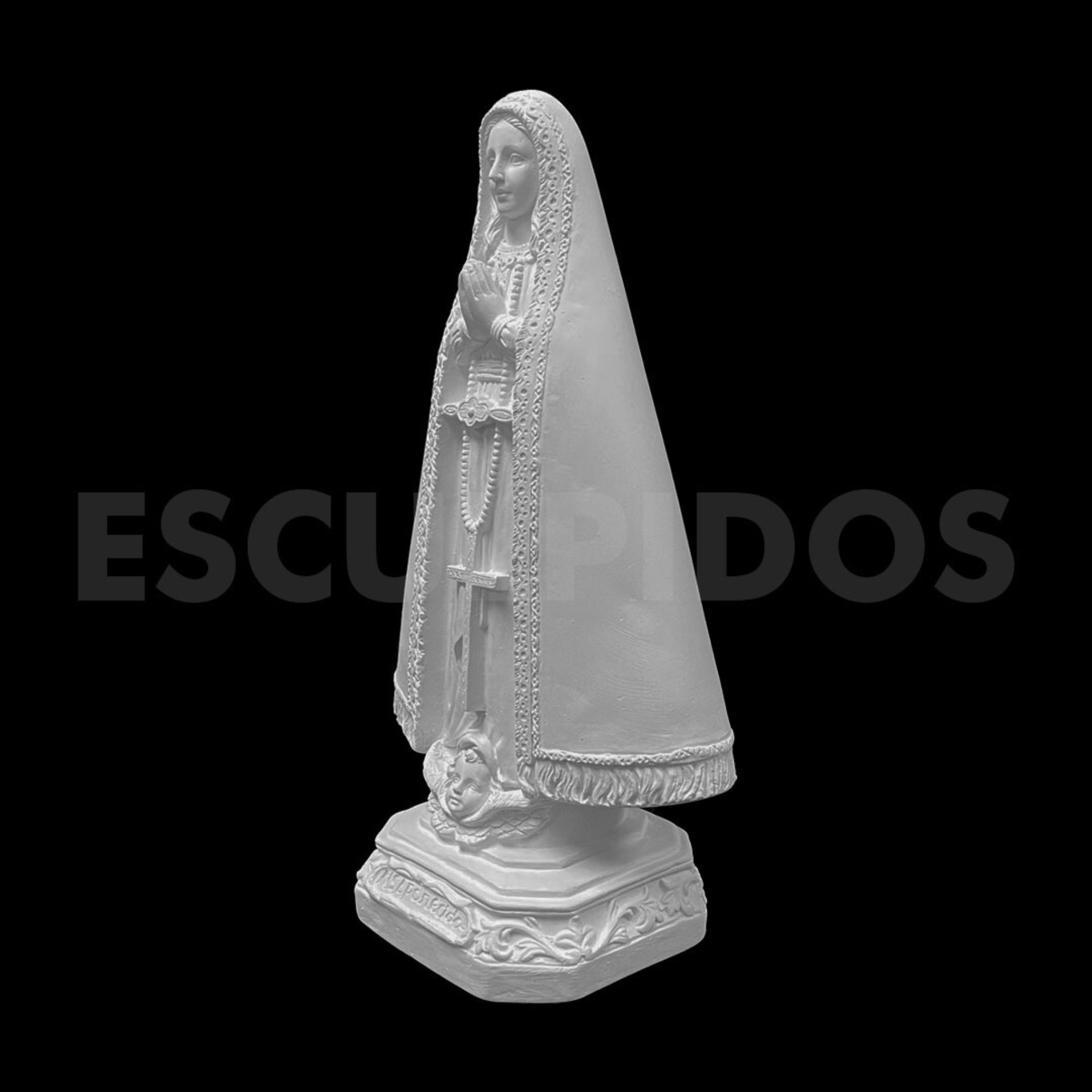Nossa Senhora Aparecida sem Coroa - 30 Cm - Imagem 3