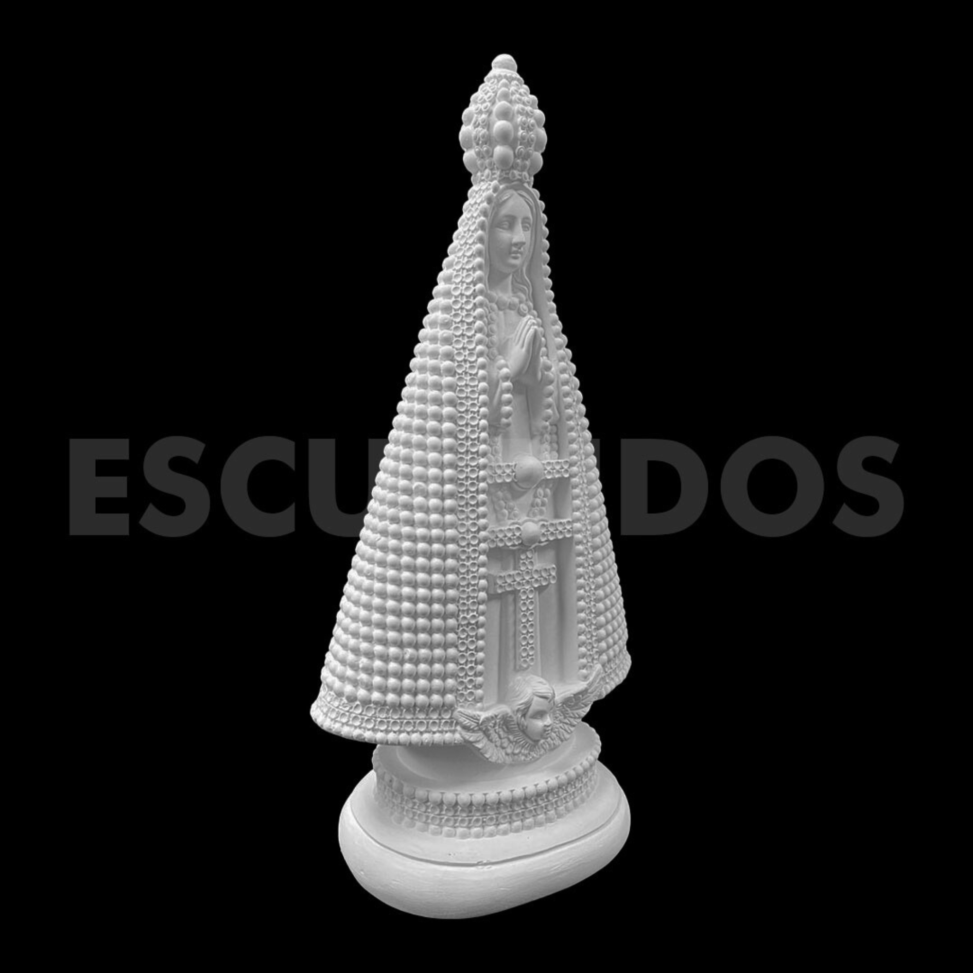Nossa Senhora Aparecida Trabalhada - 35 Cm - Imagem 2