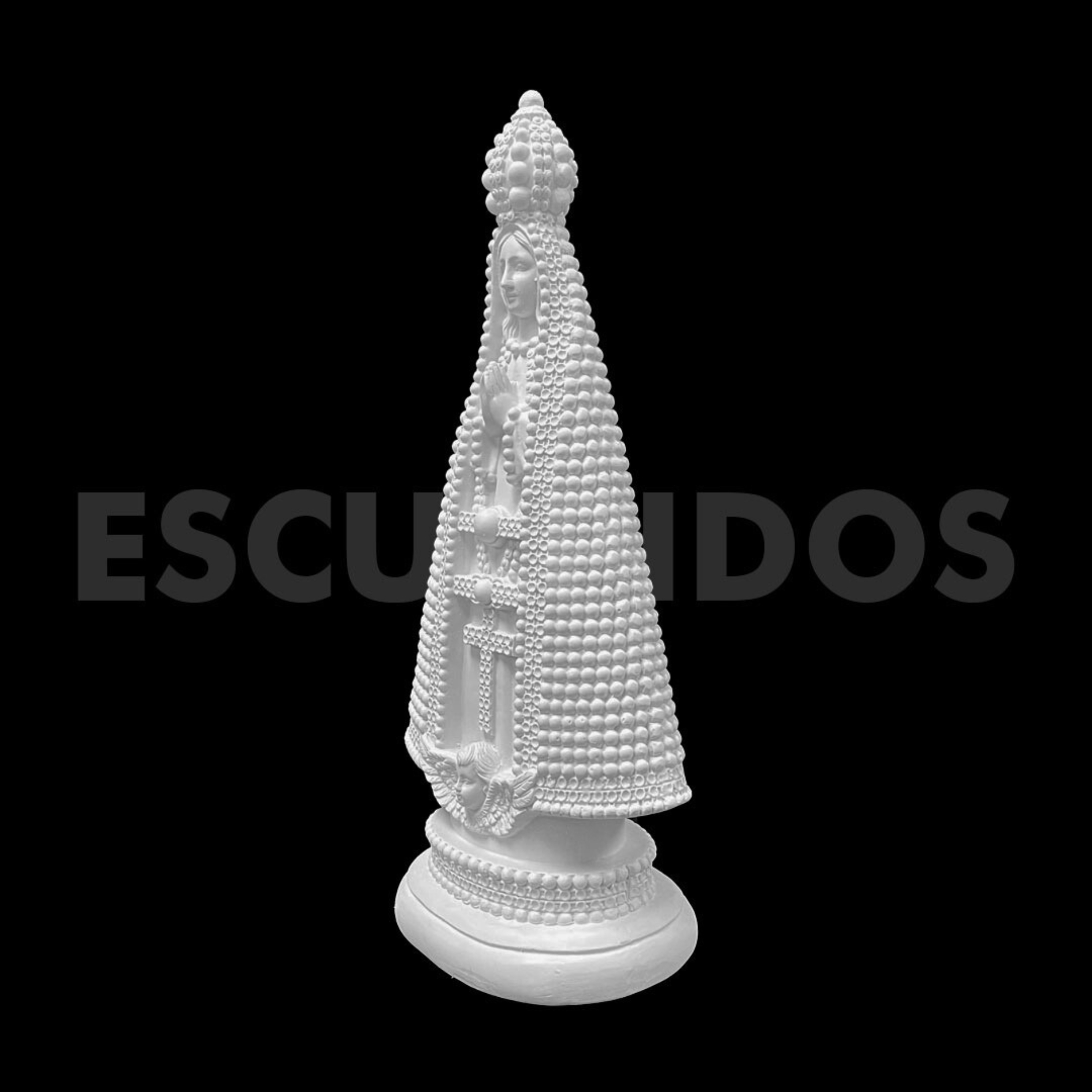 Nossa Senhora Aparecida Trabalhada - 35 Cm - Imagem 3