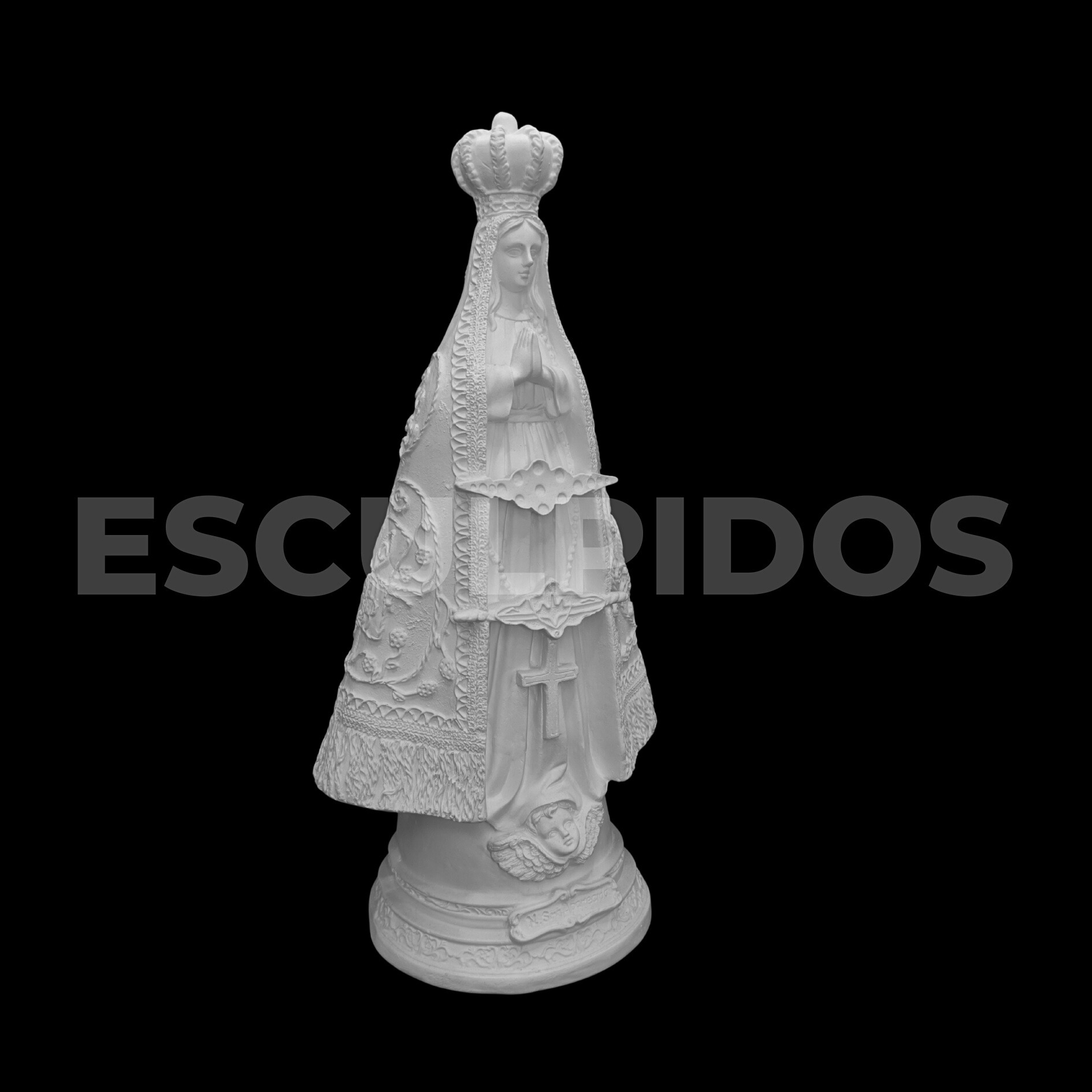 Nossa Senhora Aparecida trabalhada - 38 Cm - Imagem 2