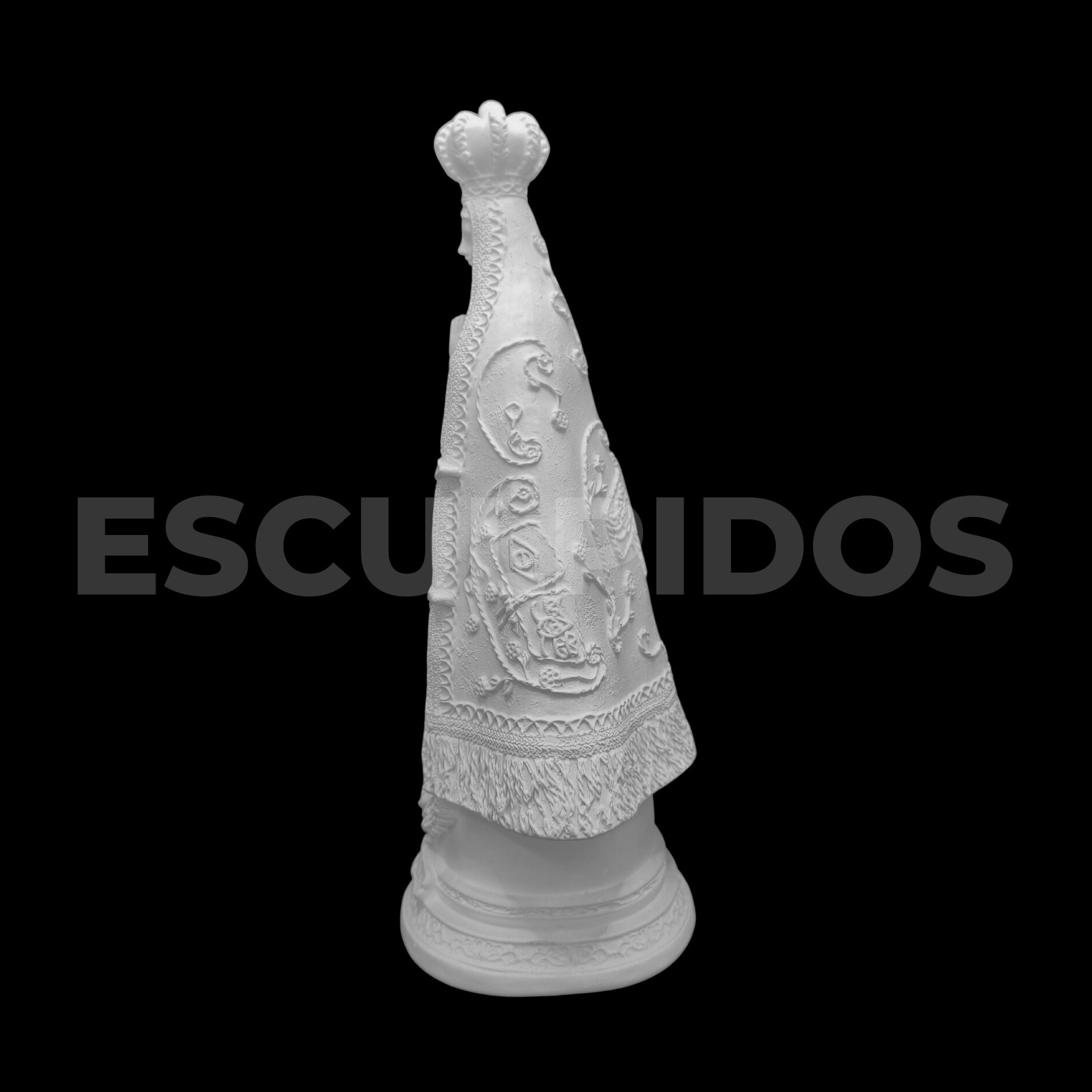 Nossa Senhora Aparecida trabalhada - 38 Cm - Imagem 5