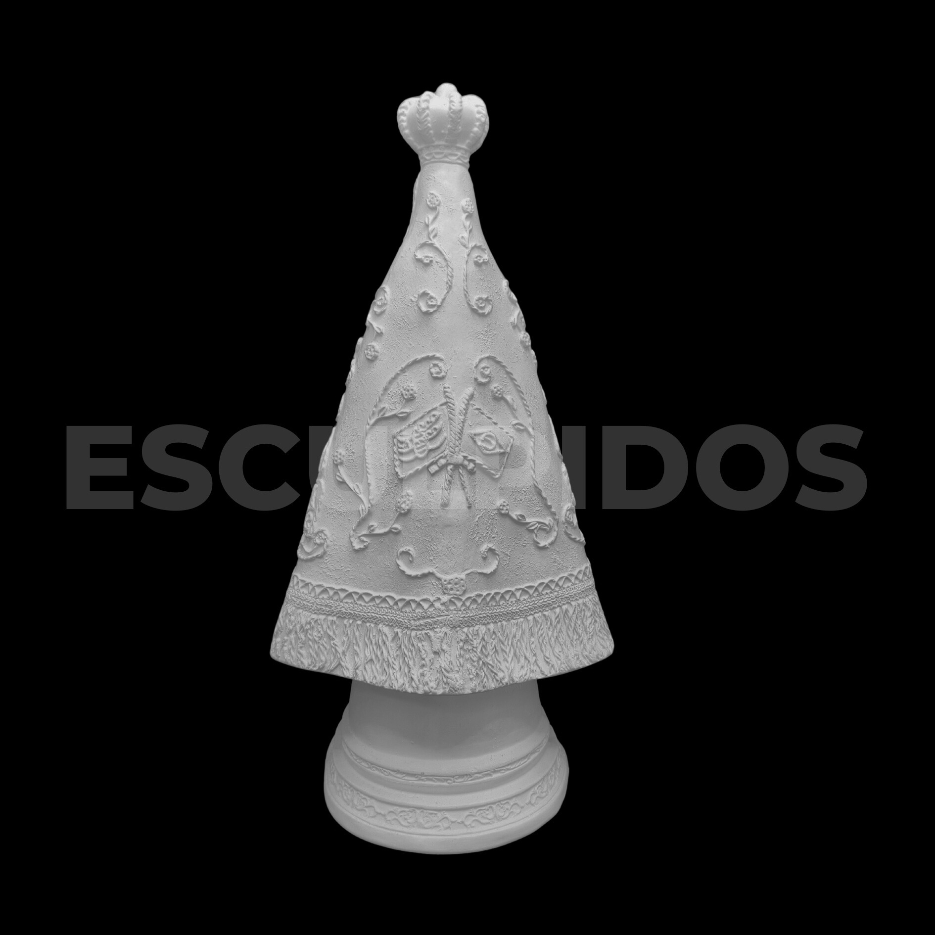 Nossa Senhora Aparecida trabalhada - 38 Cm - Imagem 6