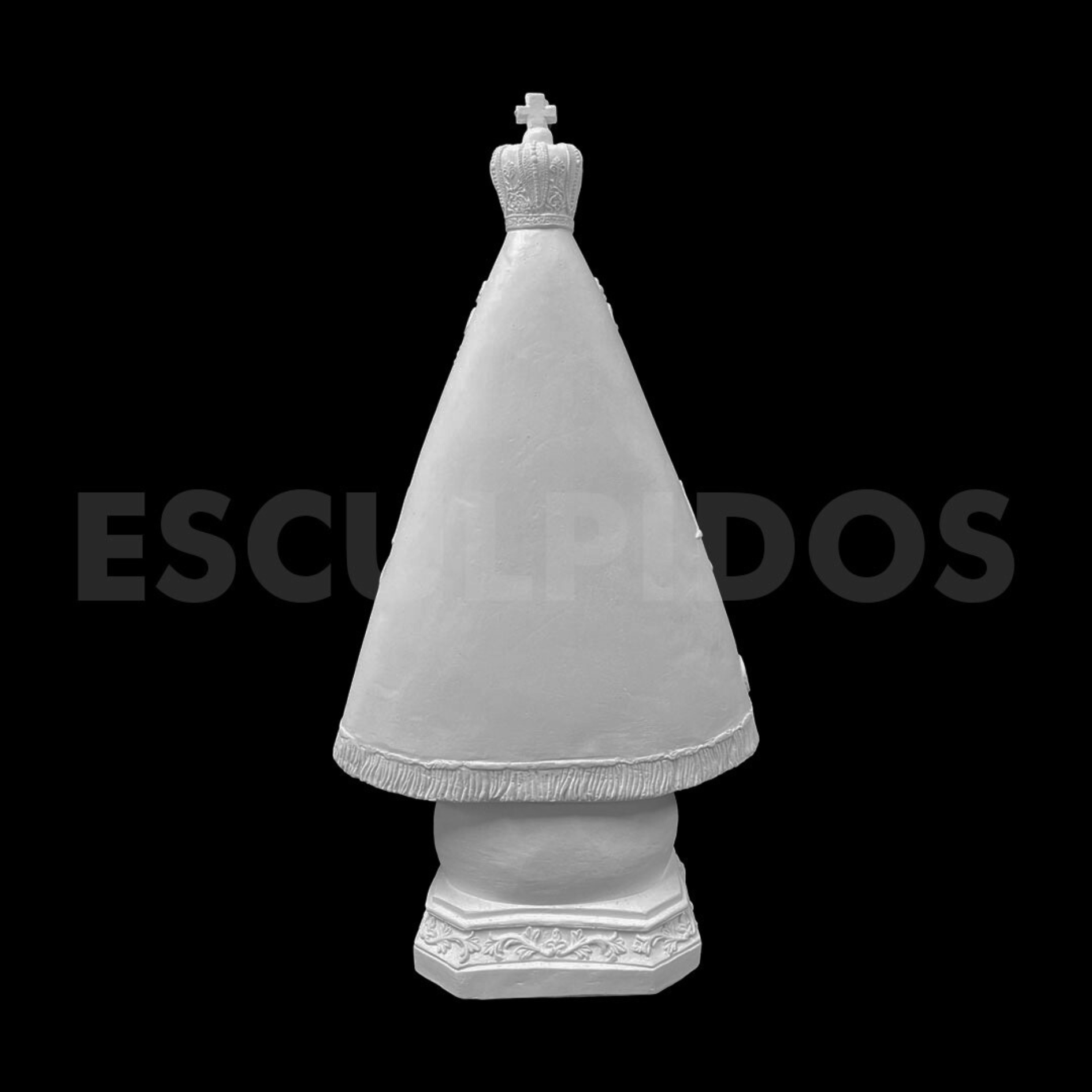 Nossa Senhora Aparecida Trabalhada - 59 Cm - Imagem 6