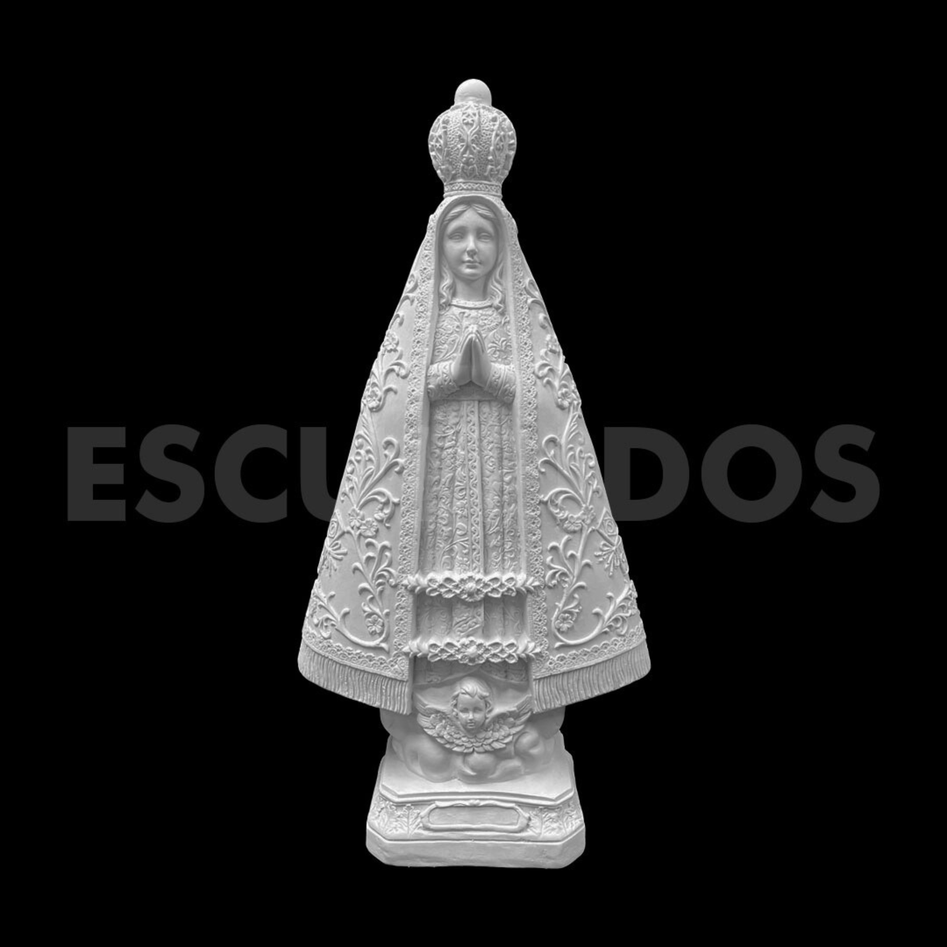 Nossa Senhora Aparecida Trabalhada - 38,50 Cm