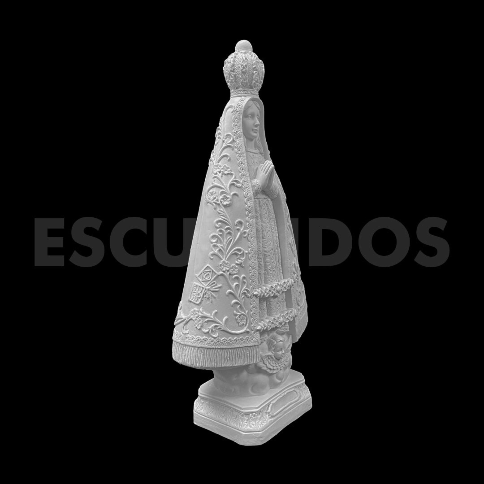 Nossa Senhora Aparecida Trabalhada - 38,50 Cm - Imagem 2