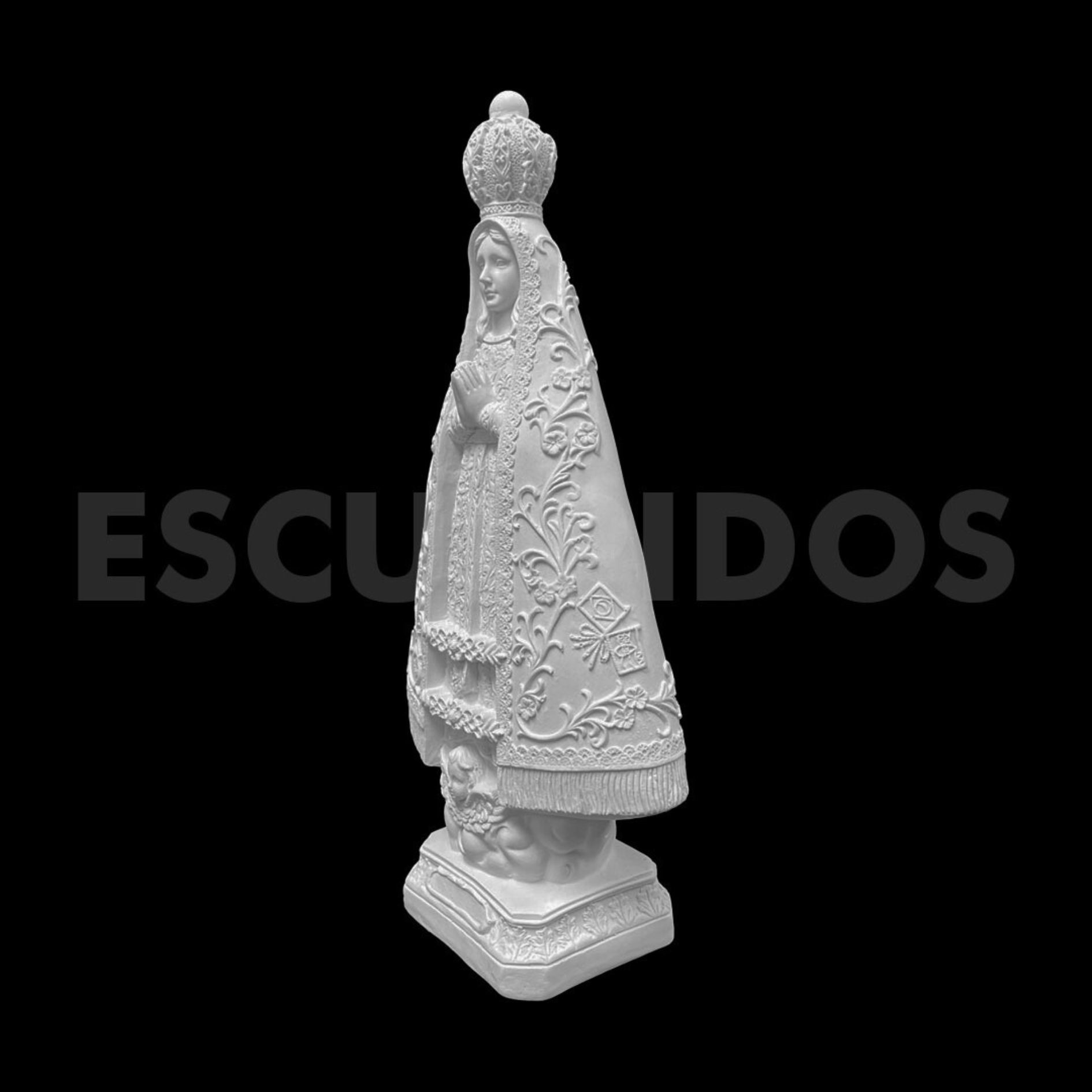 Nossa Senhora Aparecida Trabalhada - 38,50 Cm - Imagem 3