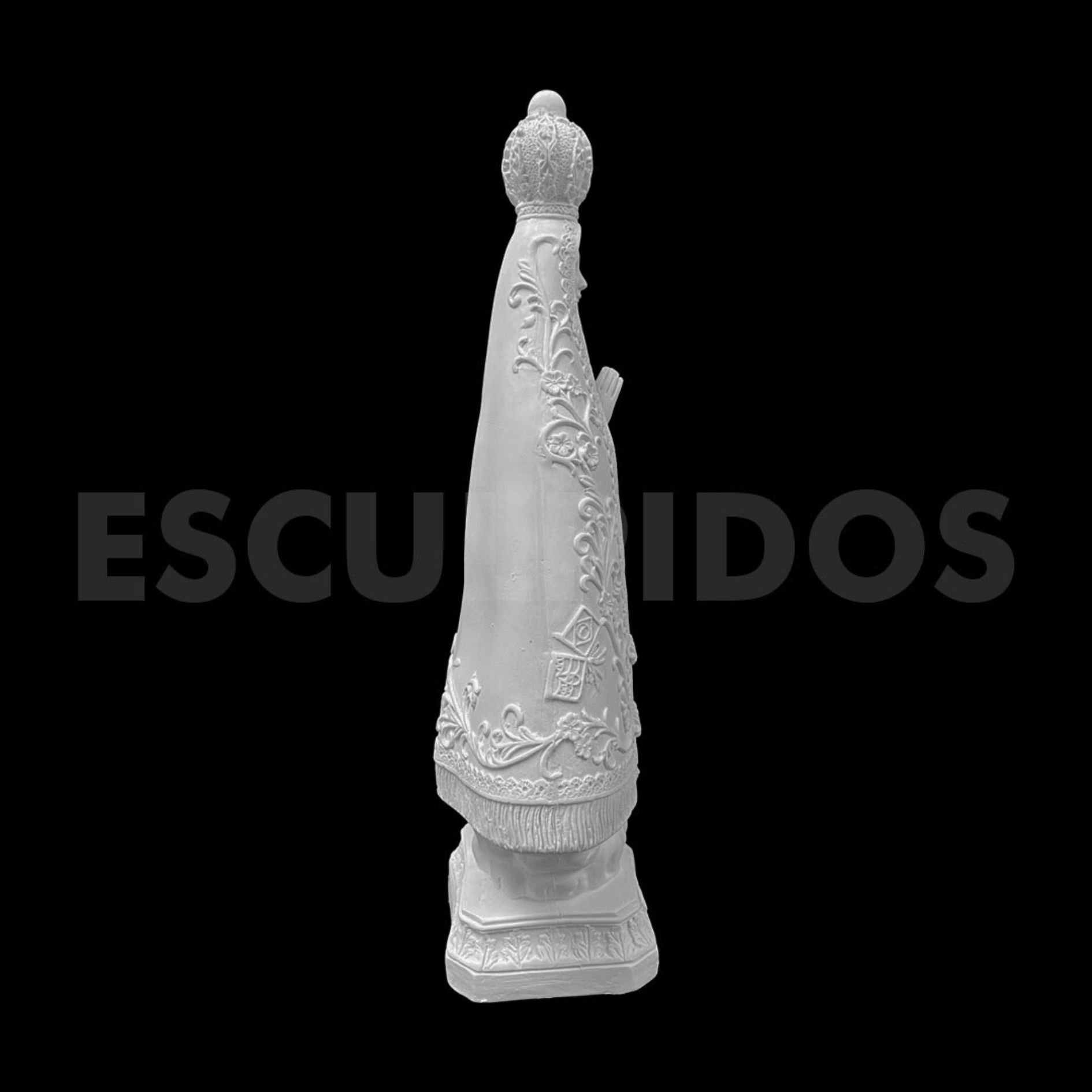 Nossa Senhora Aparecida Trabalhada - 38,50 Cm - Imagem 4