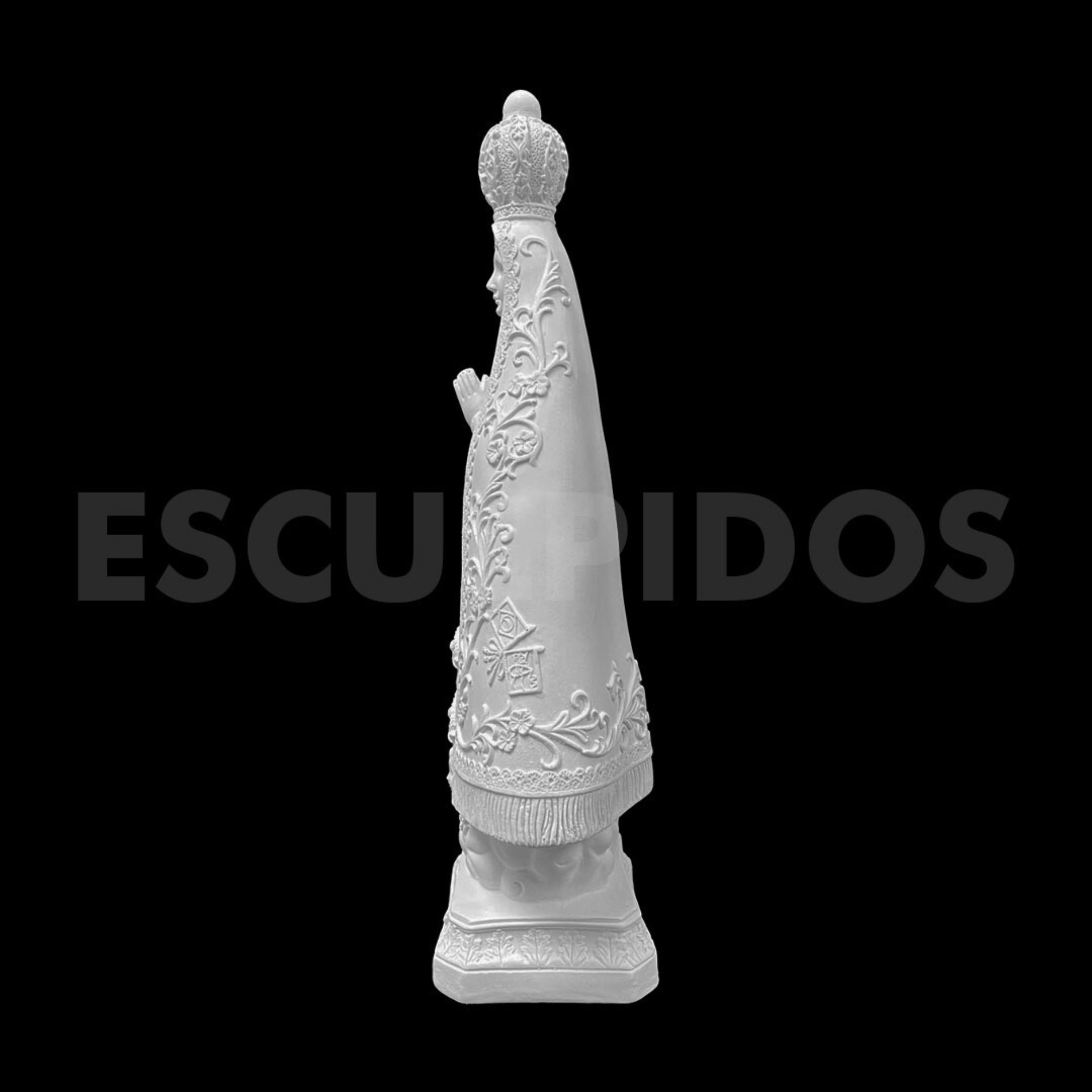 Nossa Senhora Aparecida Trabalhada - 38,50 Cm - Imagem 5
