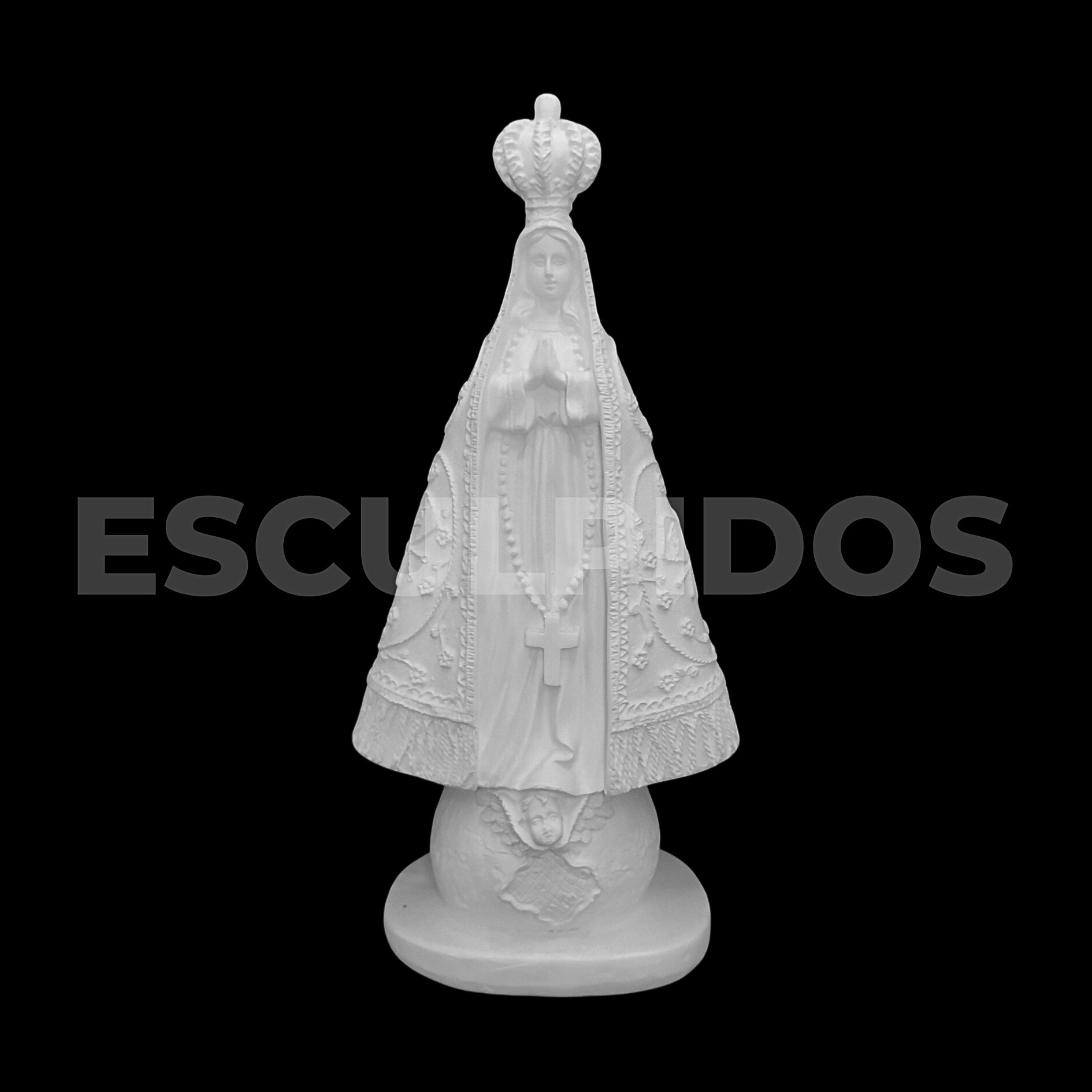 Nossa Senhora de Aparecida Trabalhada - 31 Cm