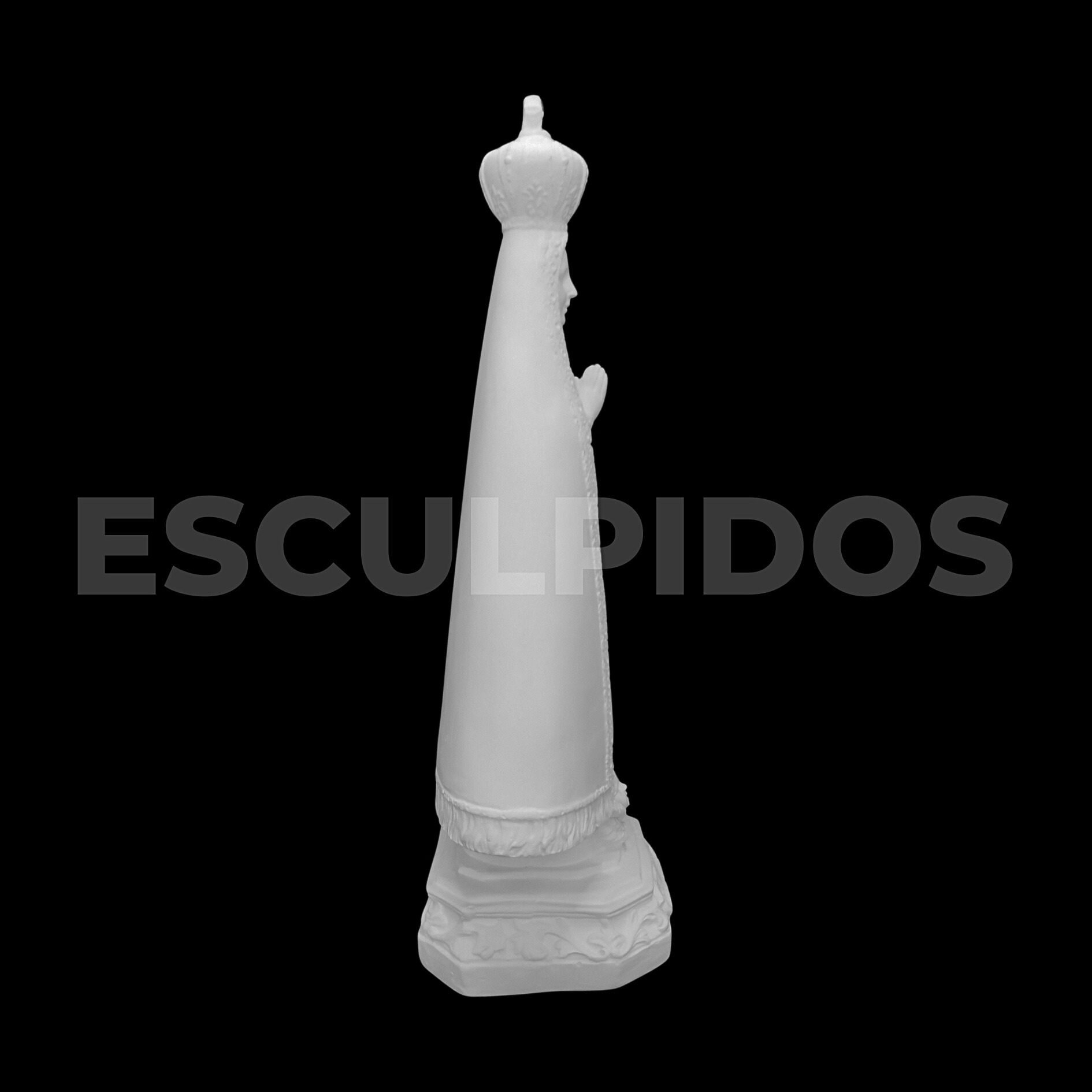 Nossa Senhora de Aparecida Lisa - 35 Cm - Imagem 4