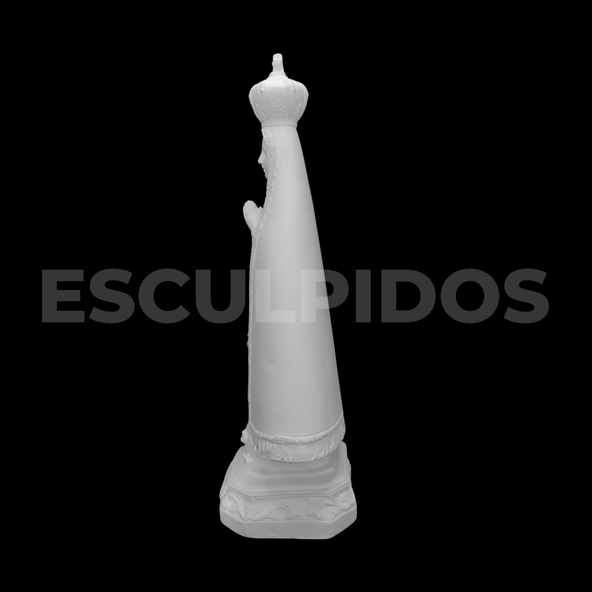 Nossa Senhora de Aparecida Lisa - 35 Cm - Imagem 5