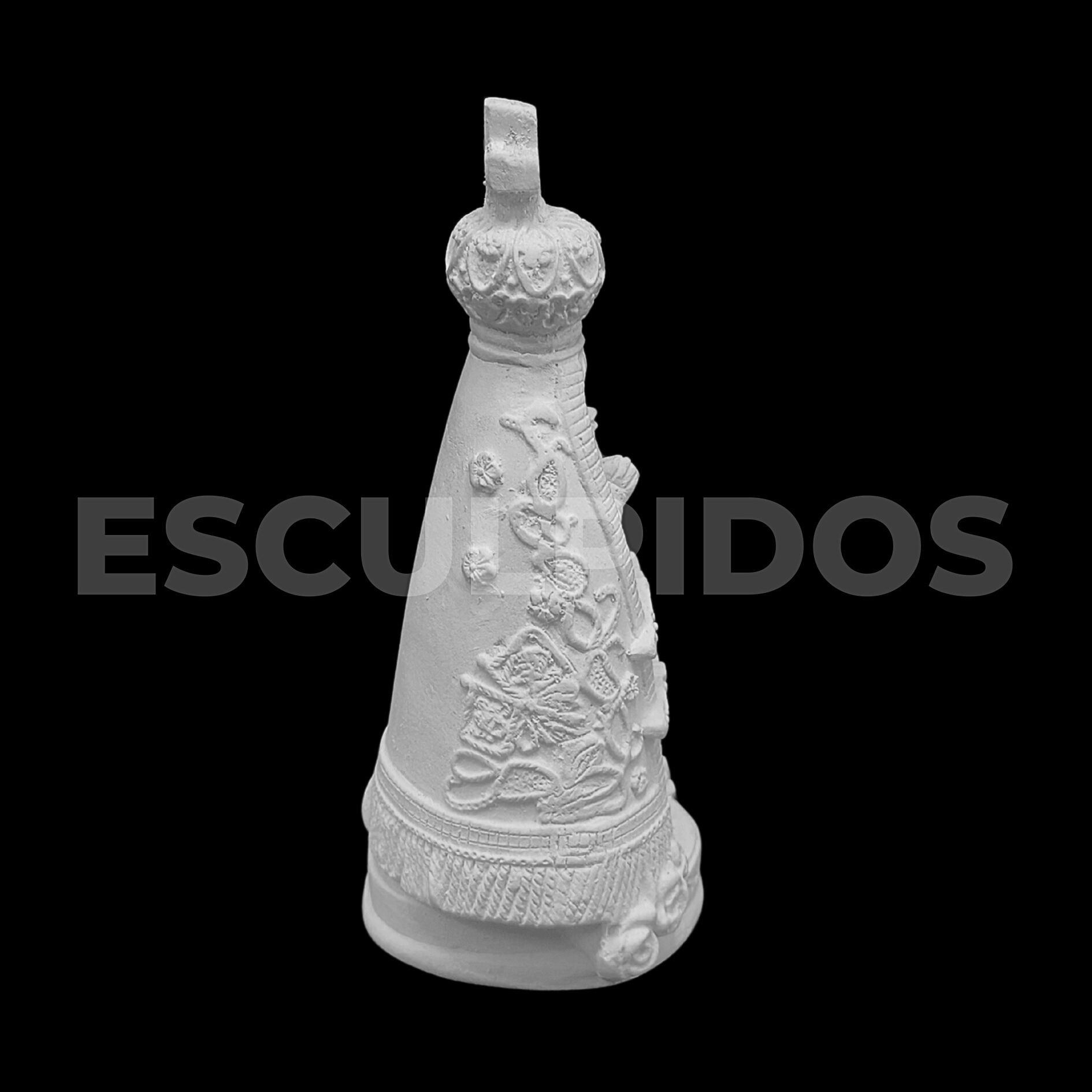 Nossa Senhora de Aparecida Trabalhada - 10 Cm - Imagem 4