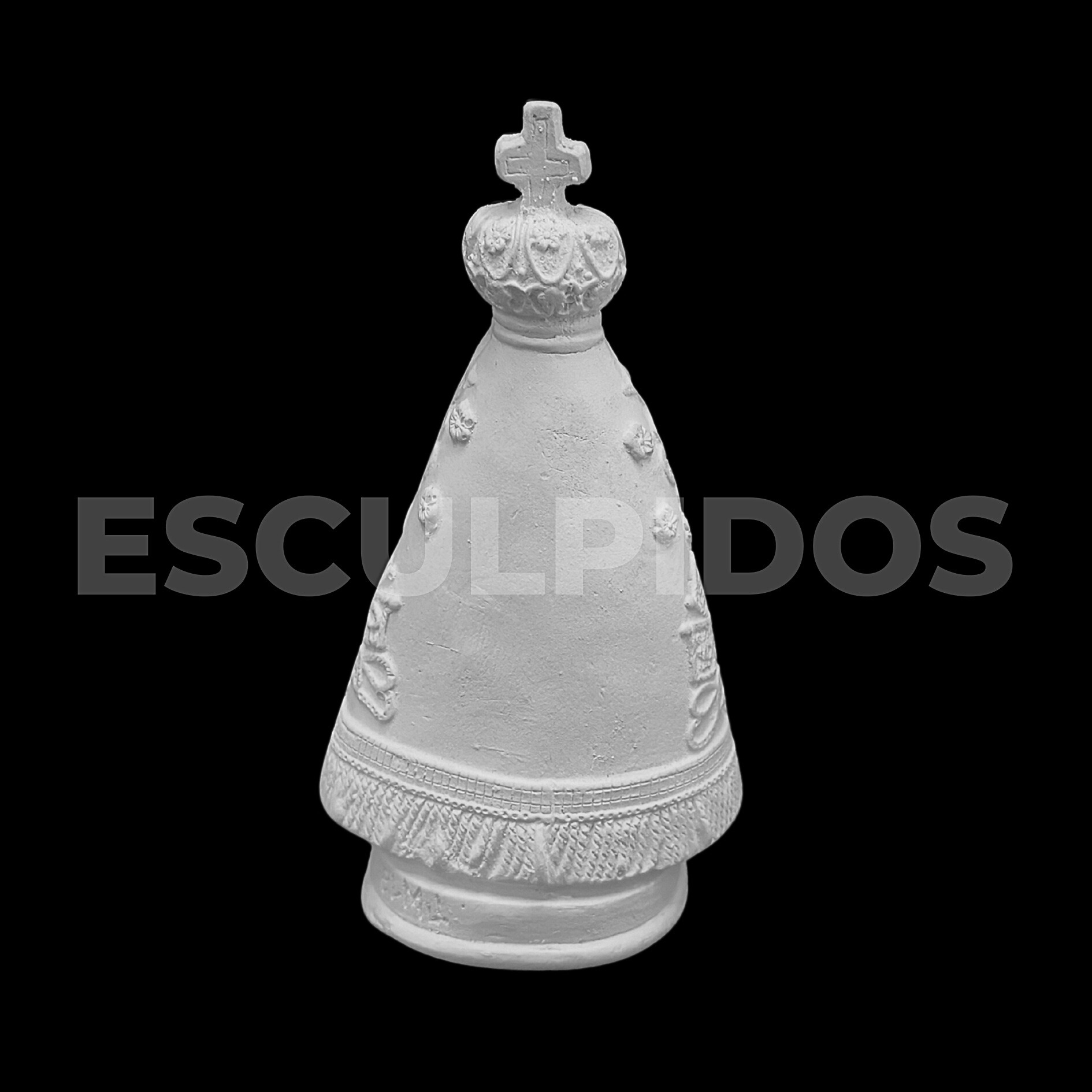 Nossa Senhora de Aparecida Trabalhada - 10 Cm - Imagem 6