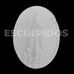 Nossa Senhora de Fátima Aplique - 10,5 cm