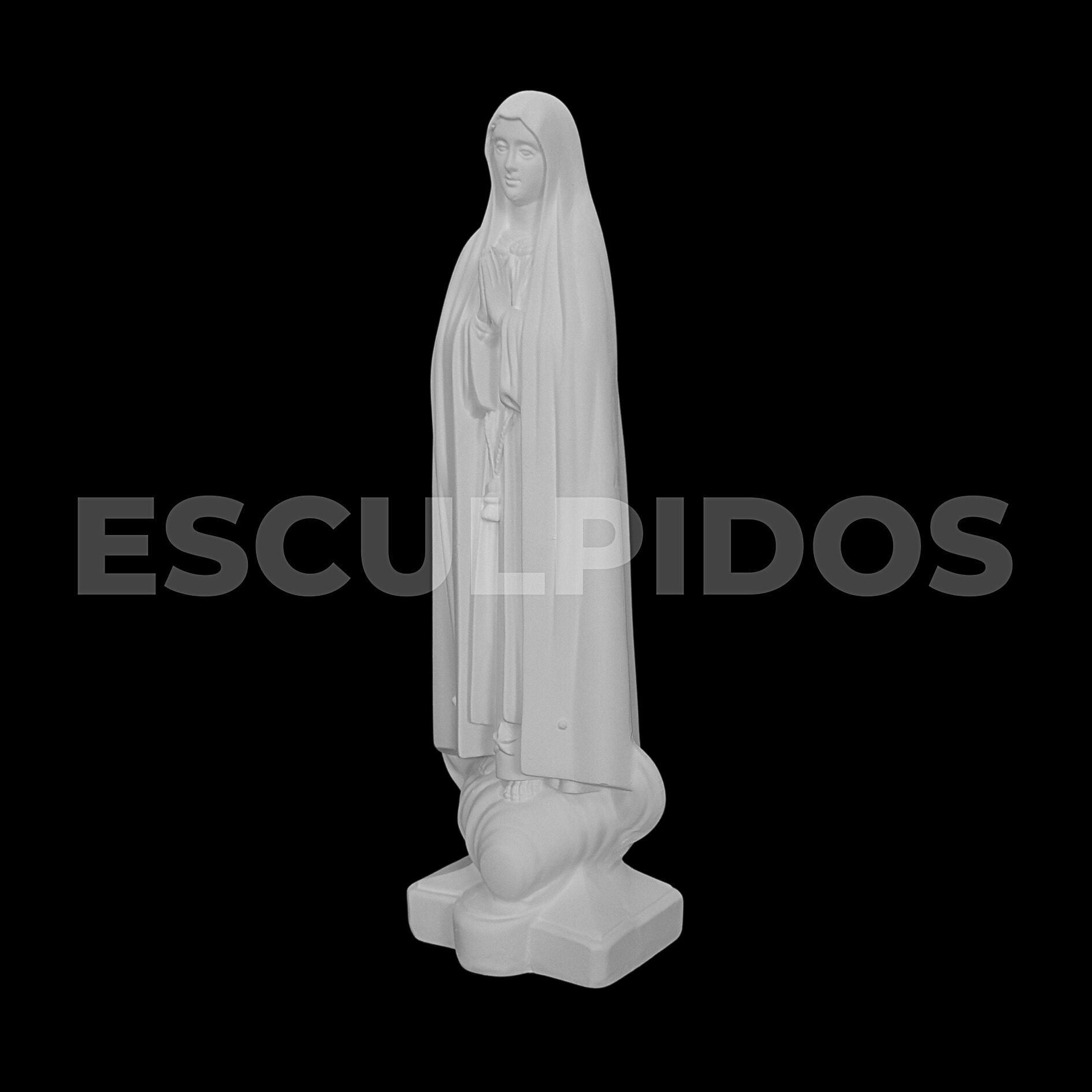 Nossa Senhora de Fátima Lisa - 31 Cm - Imagem 3