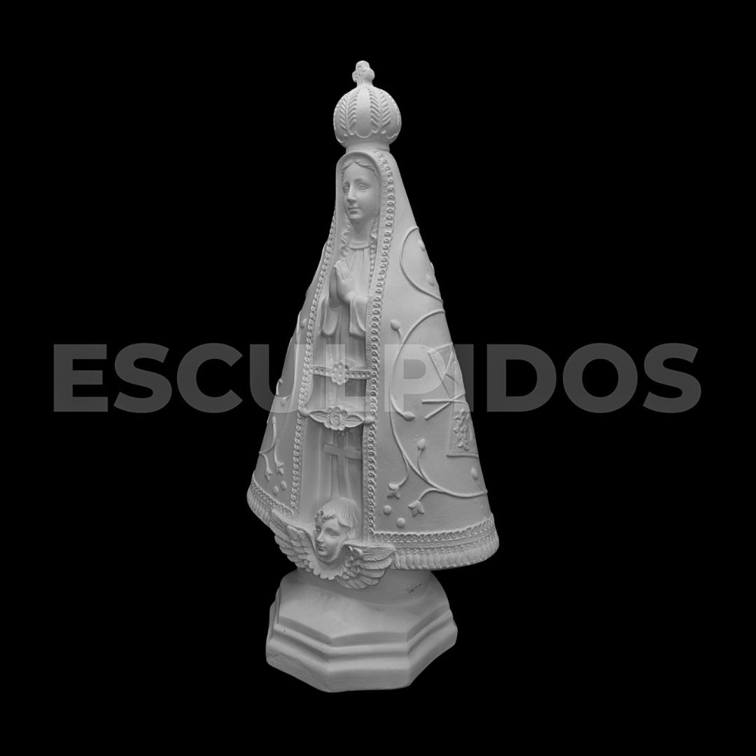 Nossa Senhora Aparecida Trabalhada - 45 Cm - Imagem 3