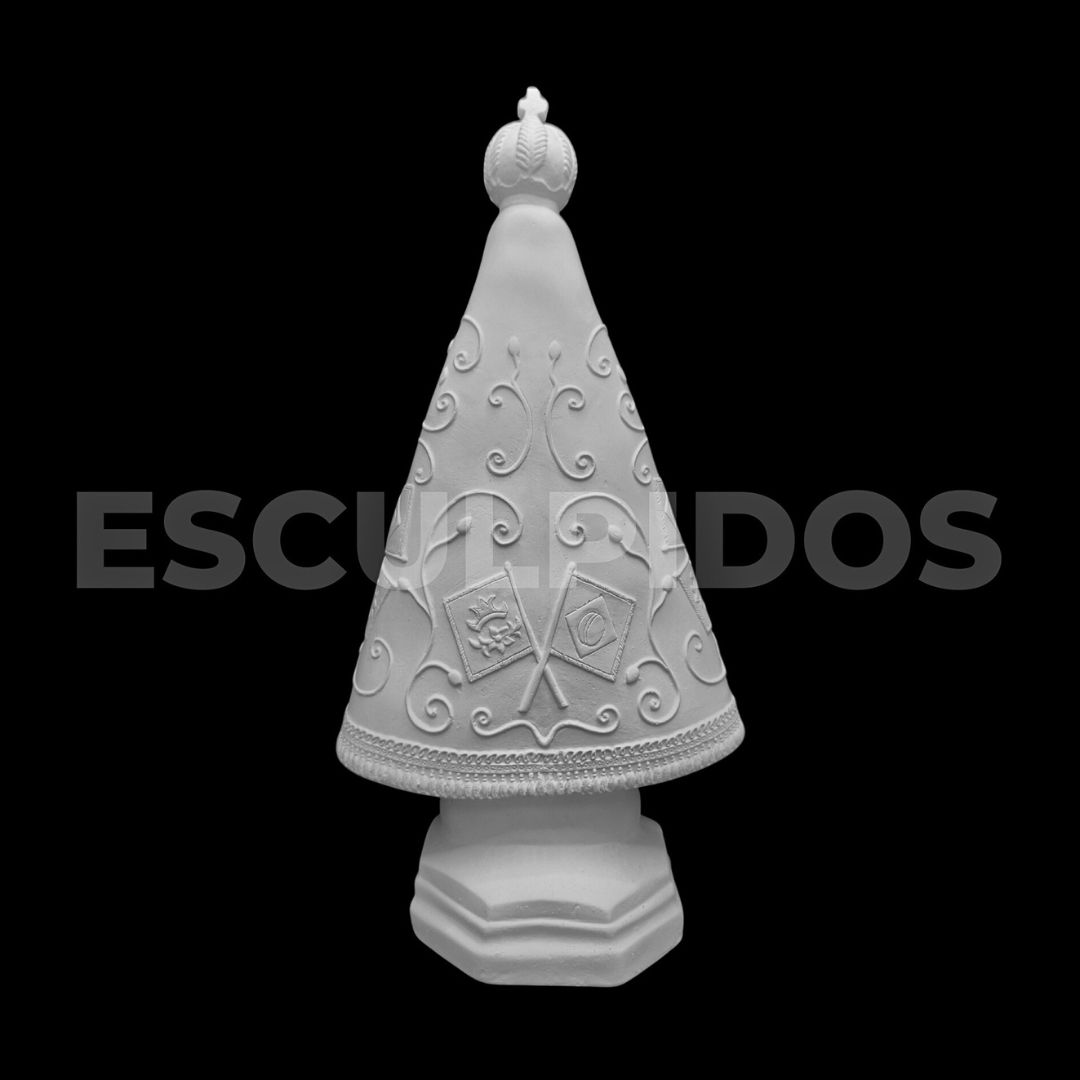 Nossa Senhora Aparecida Trabalhada - 45 Cm - Imagem 6