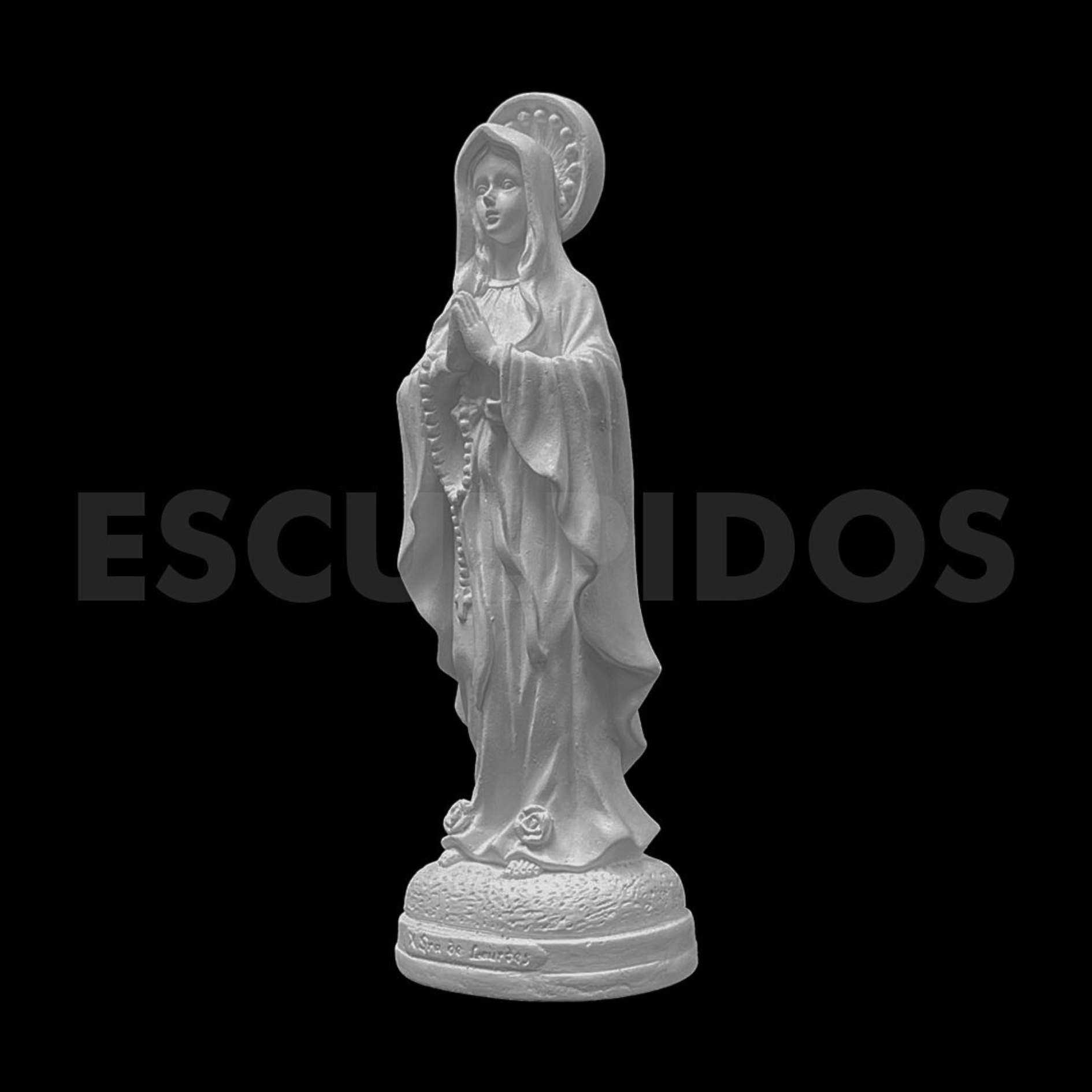 Nossa Senhora de Lourdes - 20 Cm - Imagem 3