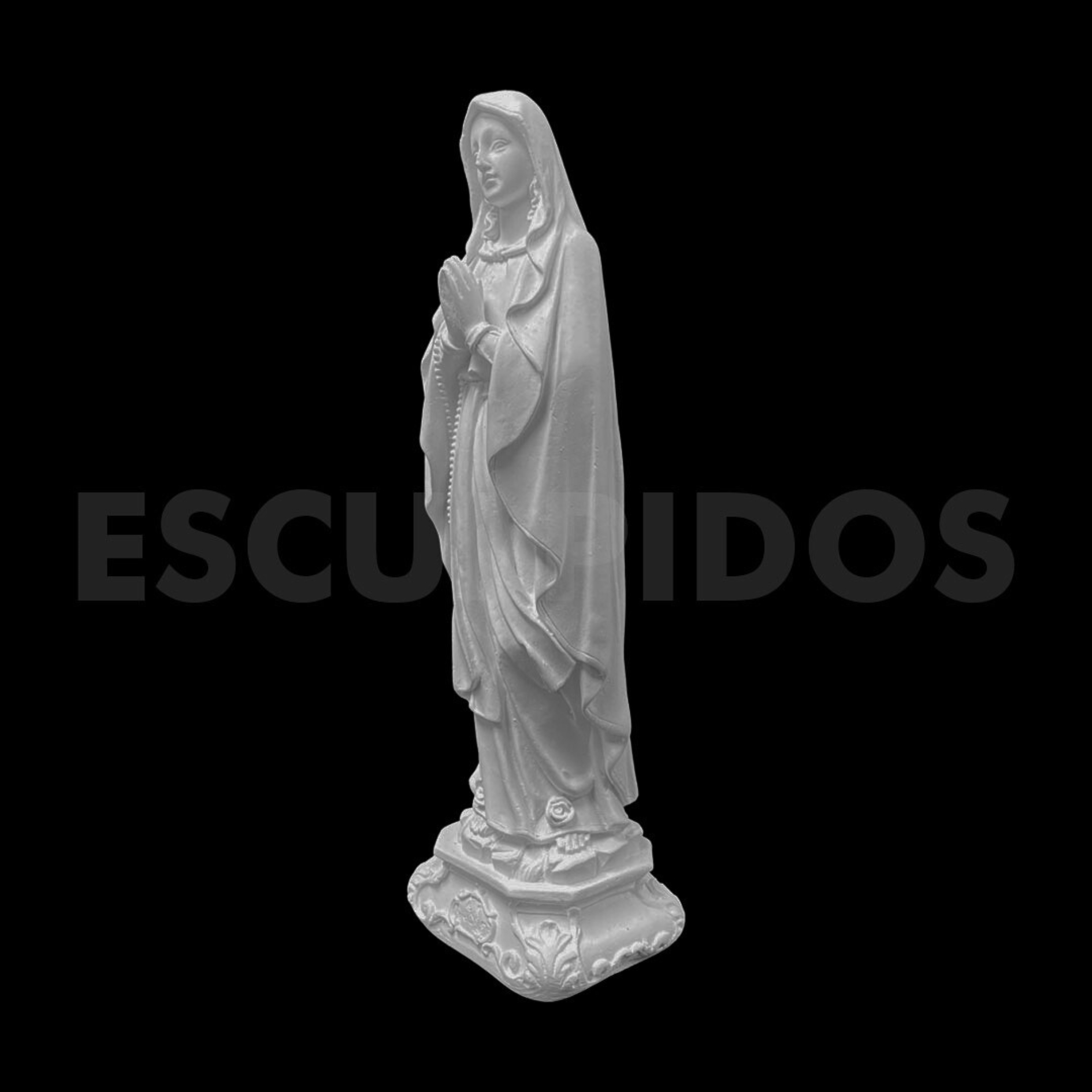 Nossa Senhora de Lourdes - 23 cm - Imagem 3