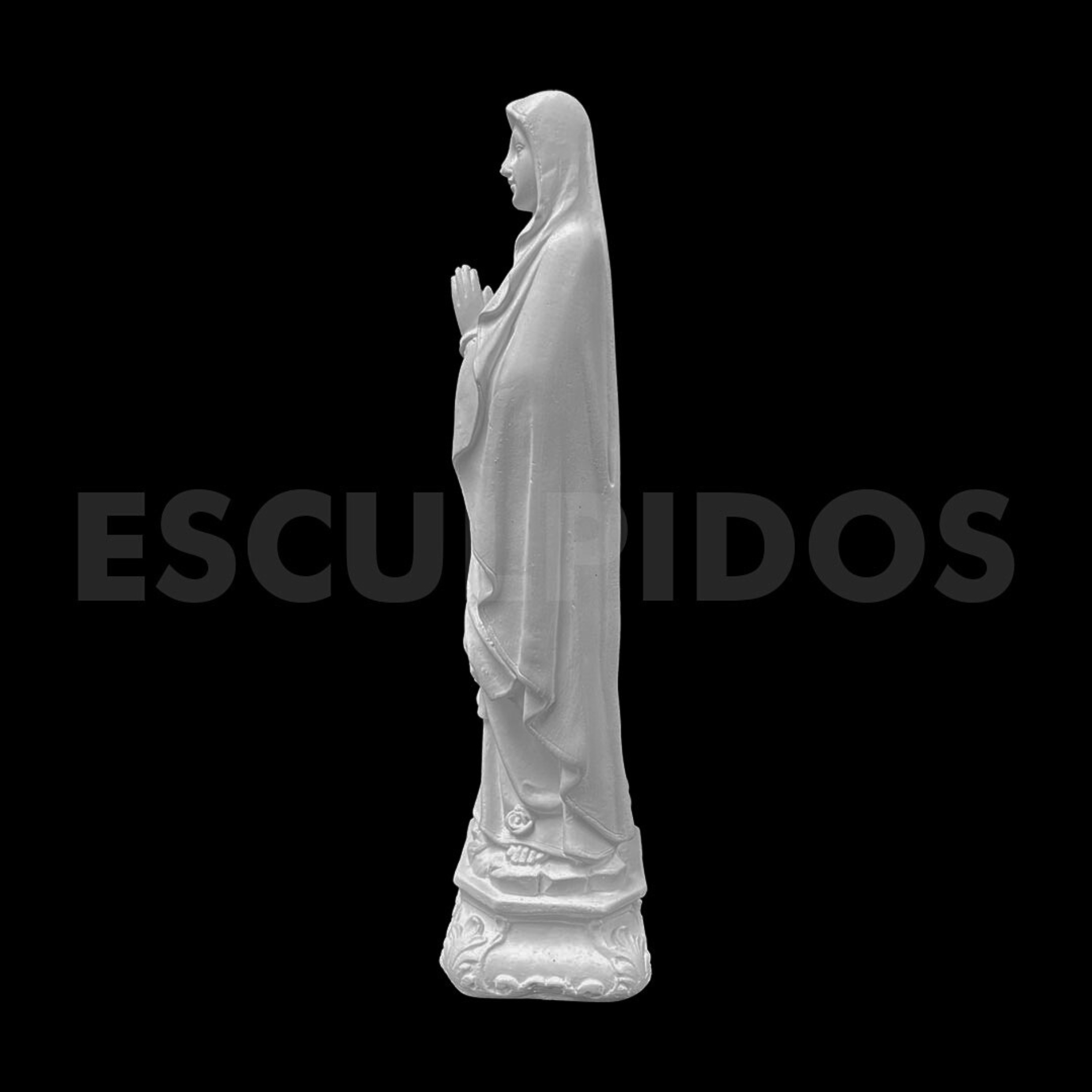 Nossa Senhora de Lourdes - 23 cm - Imagem 5