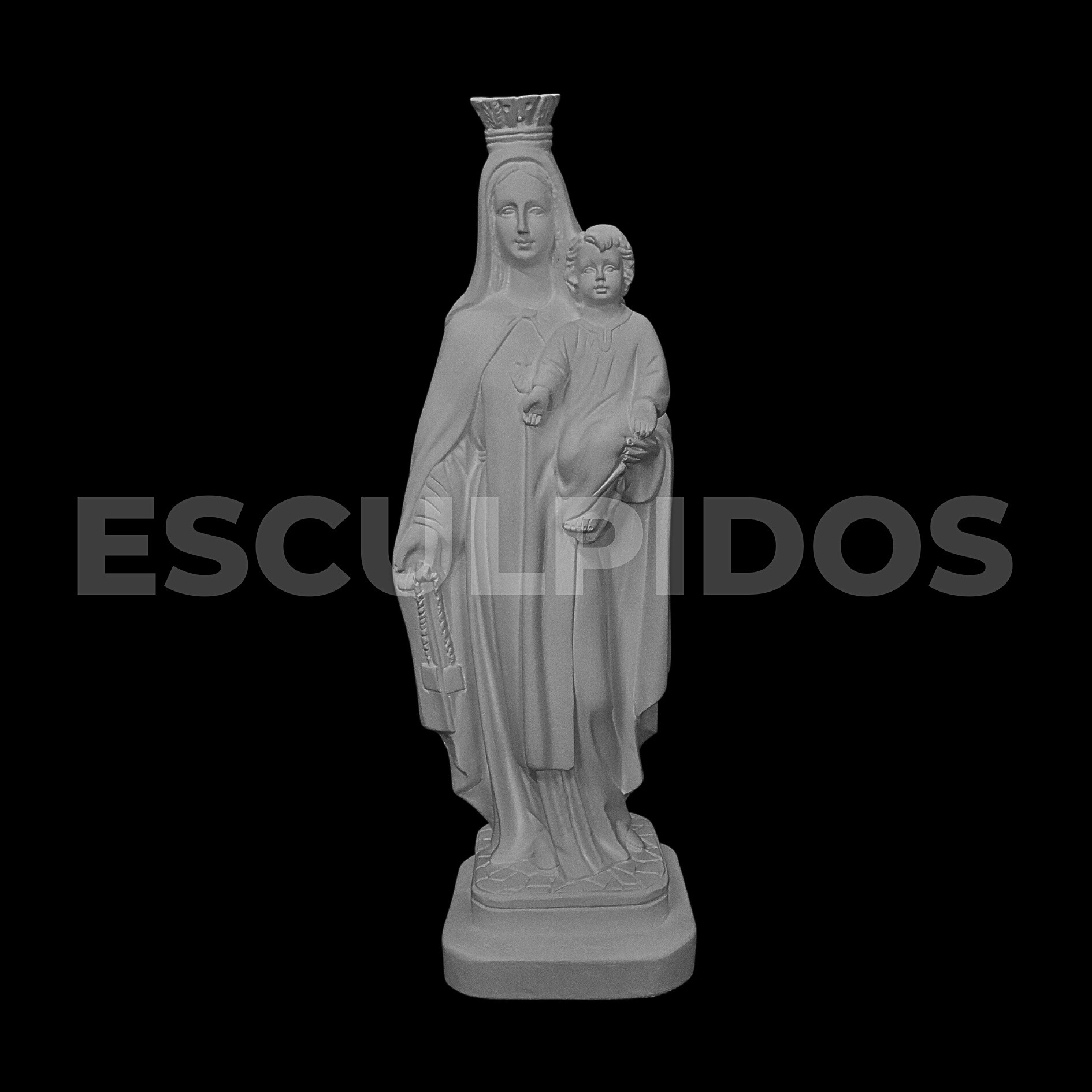 Nossa Senhora Do Carmo Lisa - 31 Cm