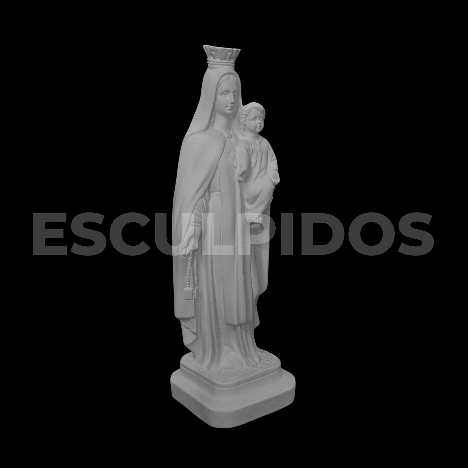 Nossa Senhora Do Carmo Lisa - 31 Cm - Imagem 2
