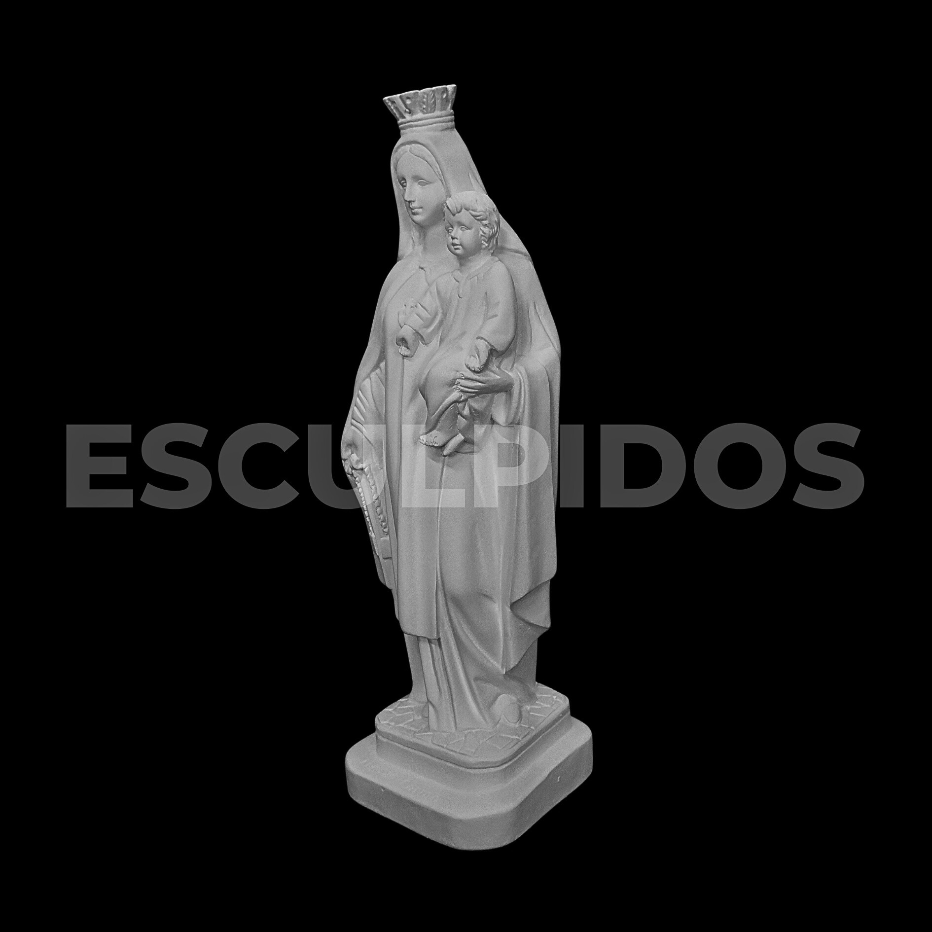 Nossa Senhora Do Carmo Lisa - 31 Cm - Imagem 3
